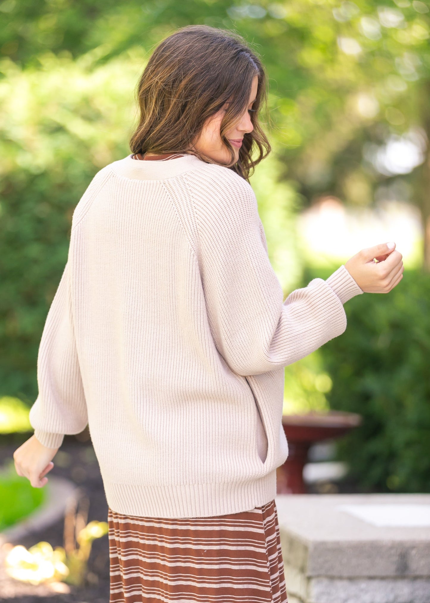 Varley® Sitges Button Through Knit Sweater FF Layering Essentials