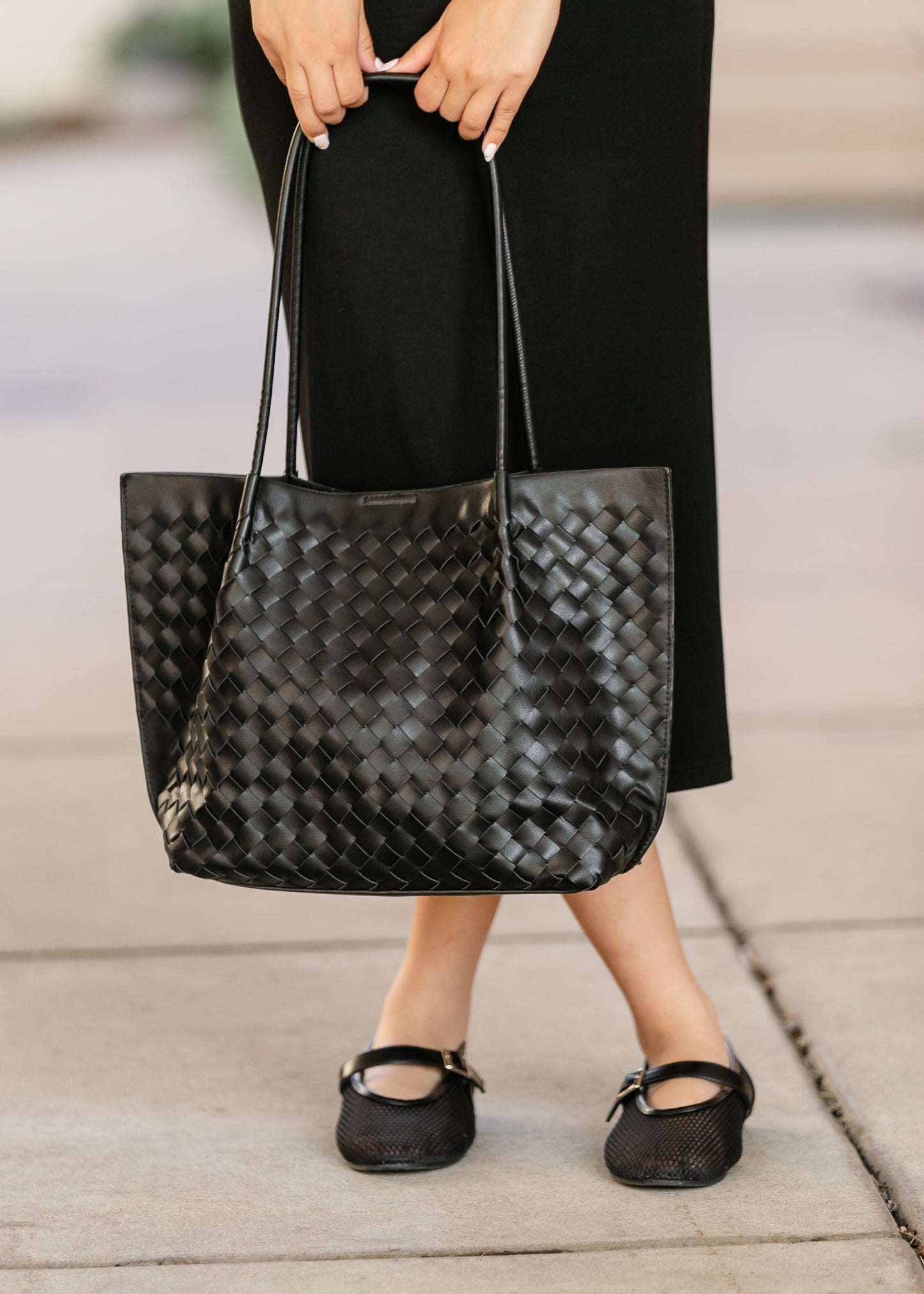 Victoria Black Recycled Vegan Tote Bag Accessories