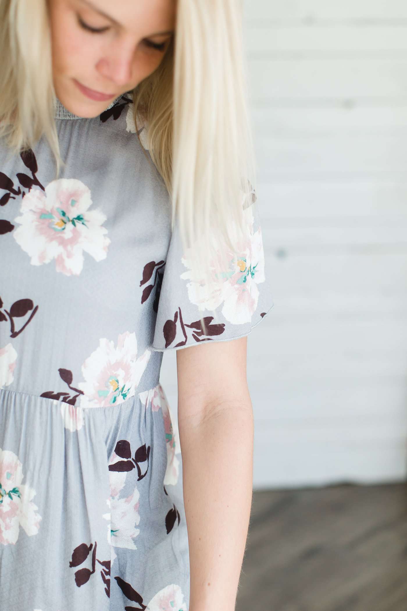 Victorian Floral Blouse - FINAL SALE Tops
