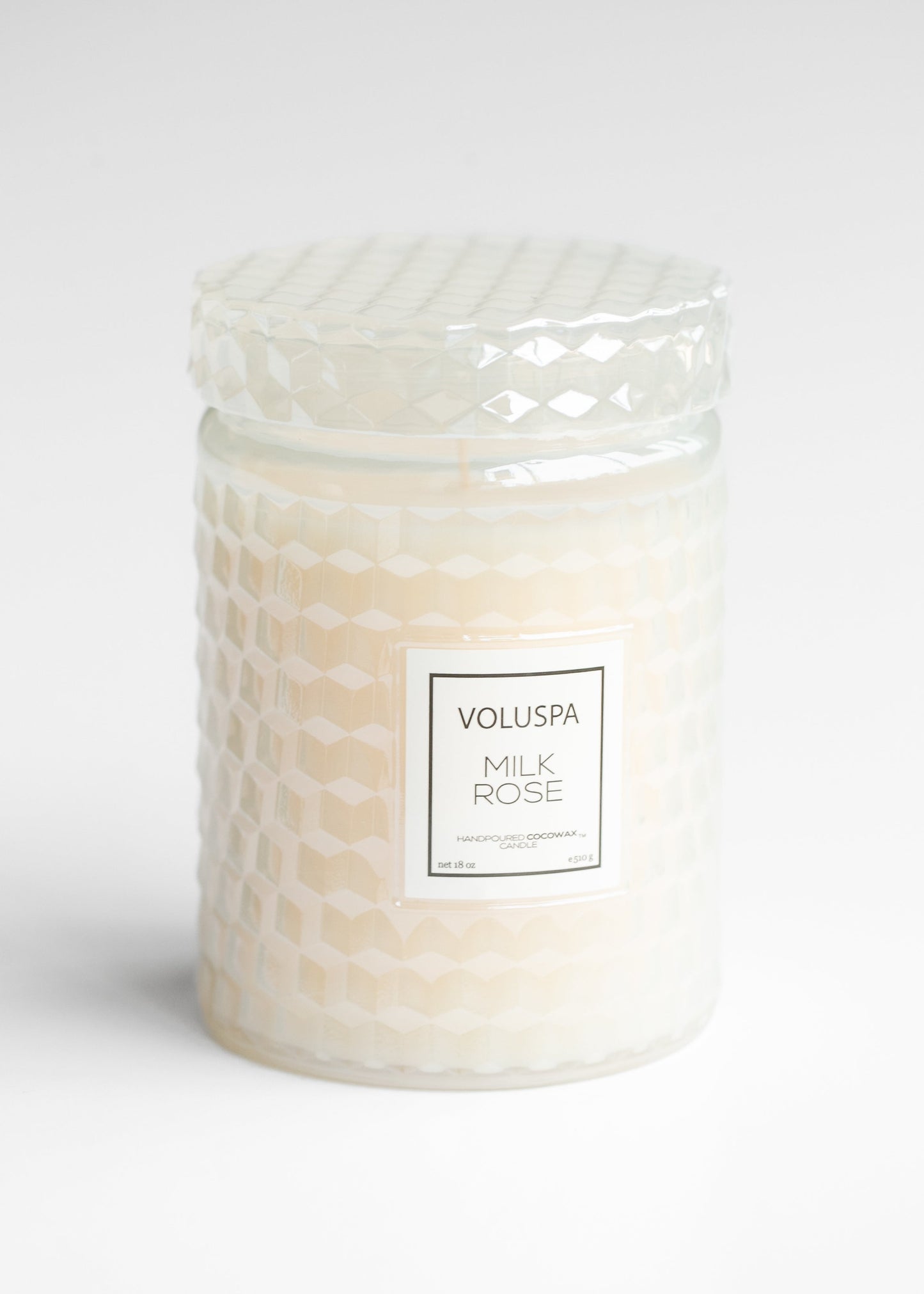 Voluspa® Milk Rose 18oz Large Jar Candle FF Home + Lifestyle