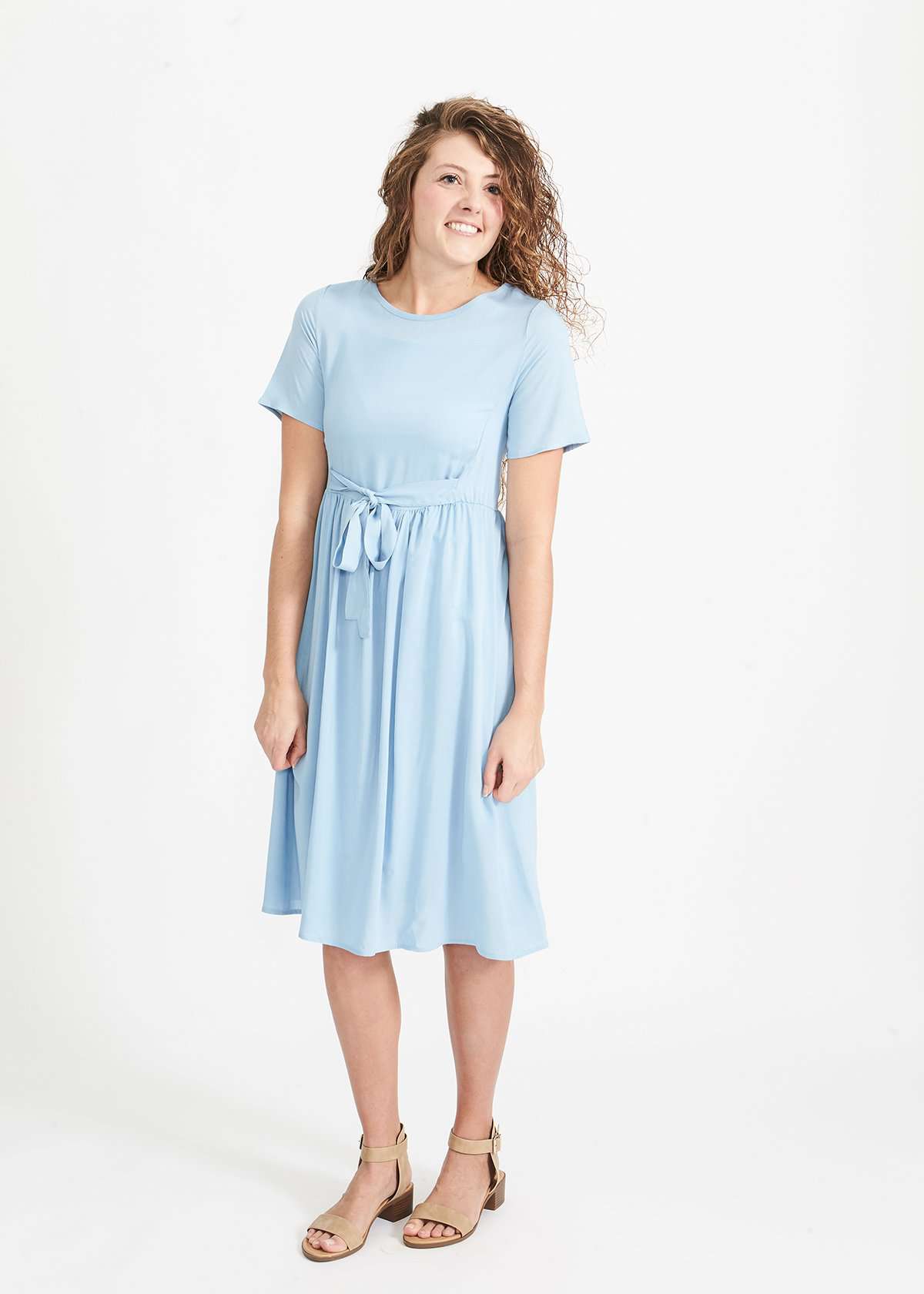 Waist Tie Swing Dress - FINAL SALE Dresses