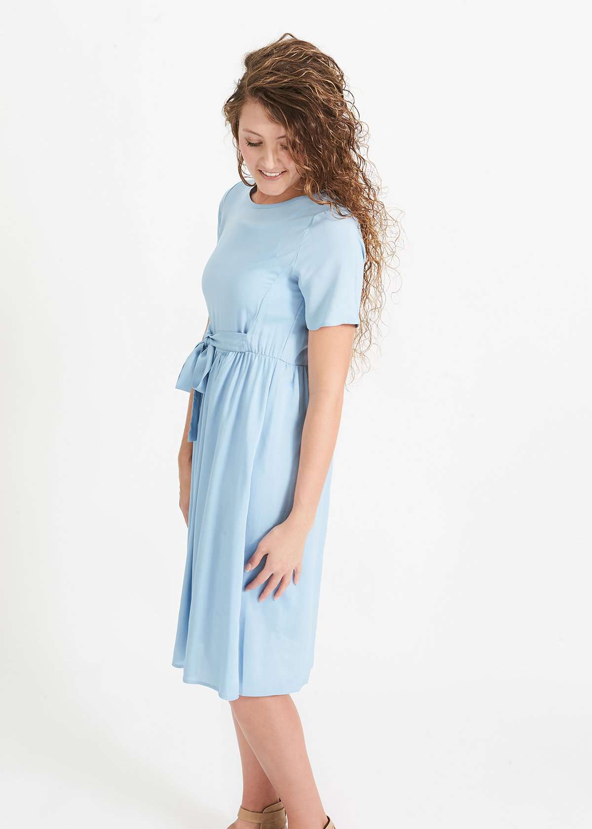 Waist Tie Swing Dress - FINAL SALE Dresses