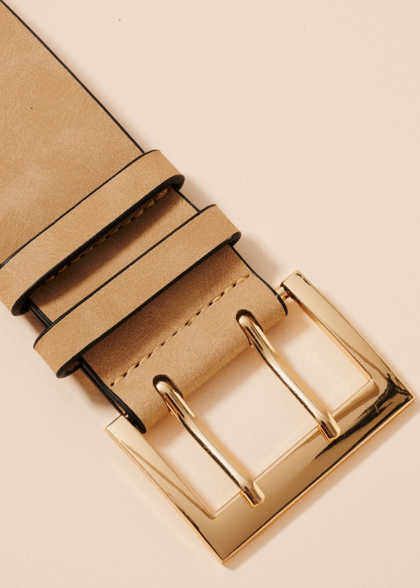 Wide Suede Waist Belt Accessories