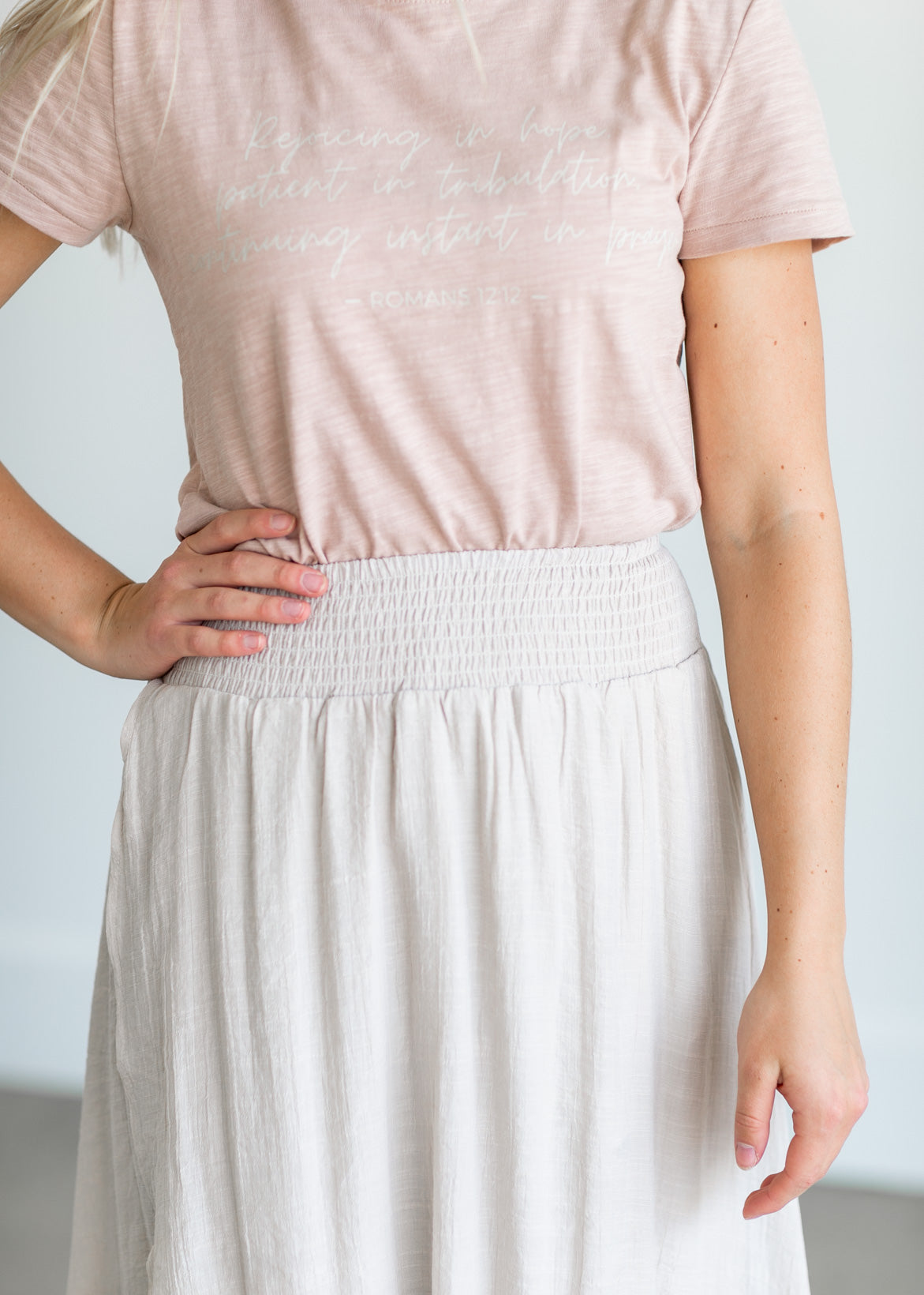 Wrap High Low Midi Skirt Skirts