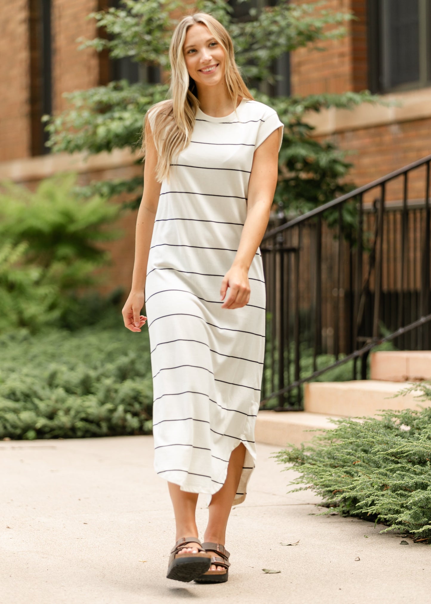 Z Supply® Calabasas Striped Midi Dress FF Dresses