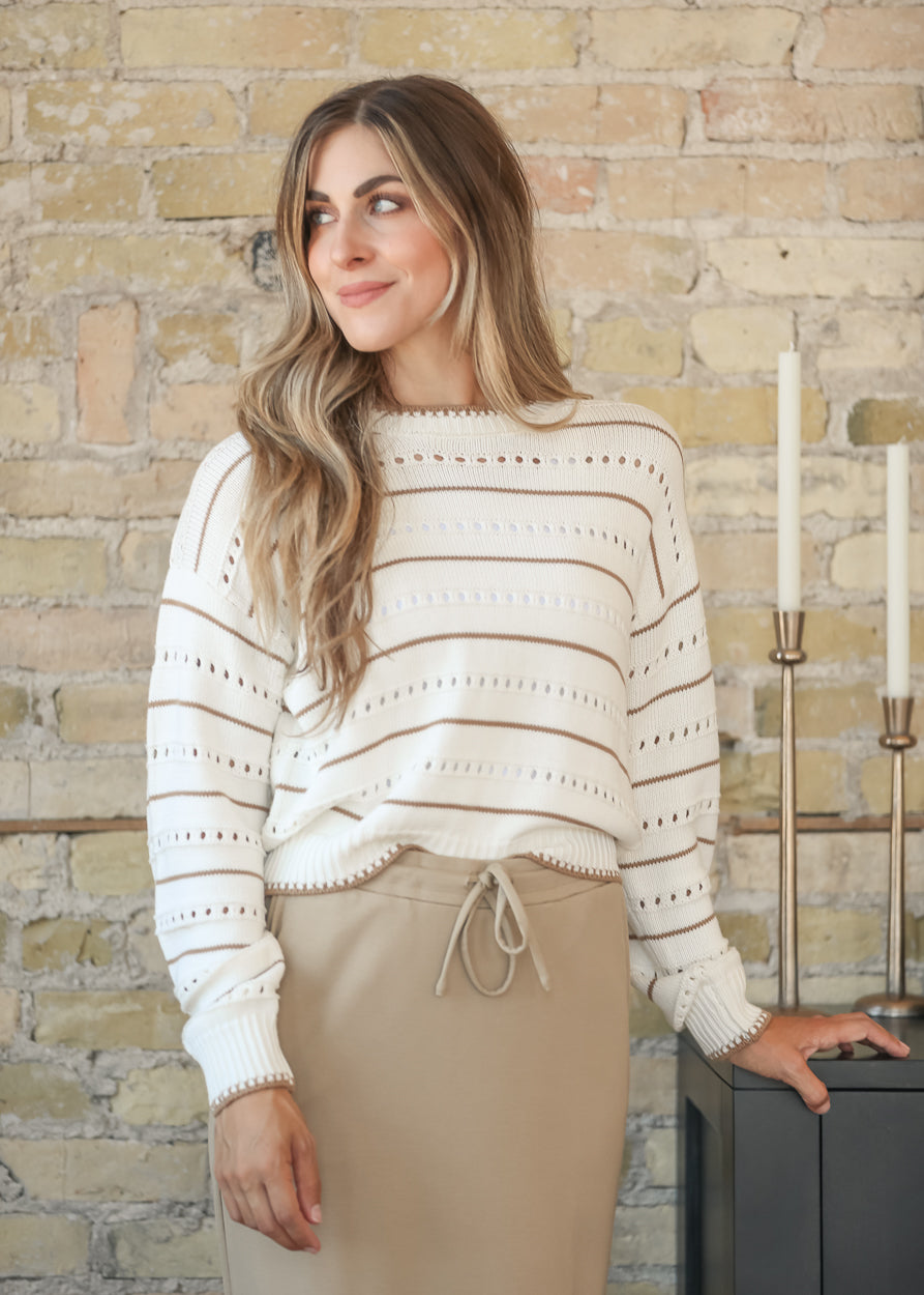 Z Supply Stripe Sweater | Darby Sweater | Inherit Co. – Inherit Co.