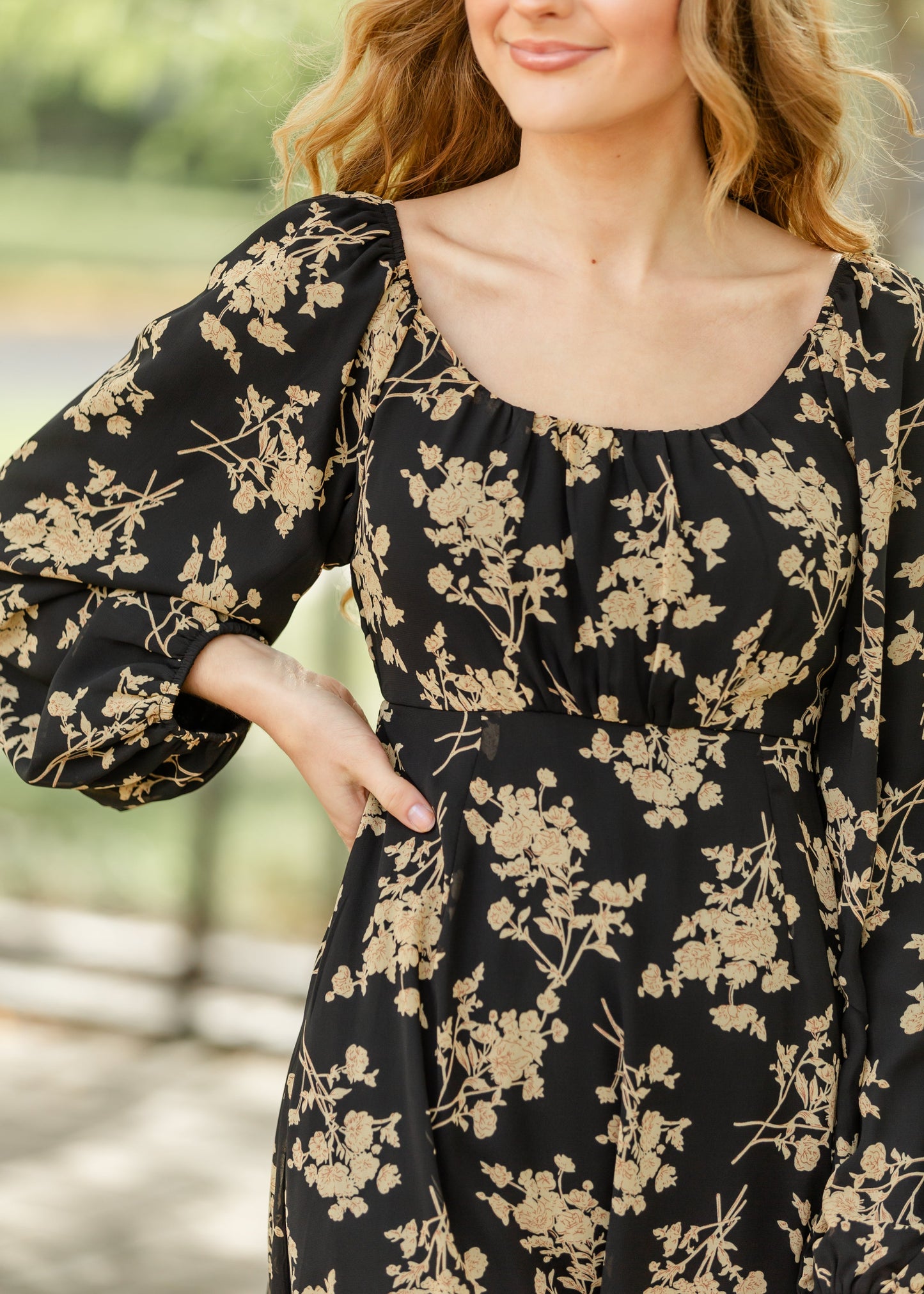 Zachariah Floral Long Sleeve Dress FF Dresses