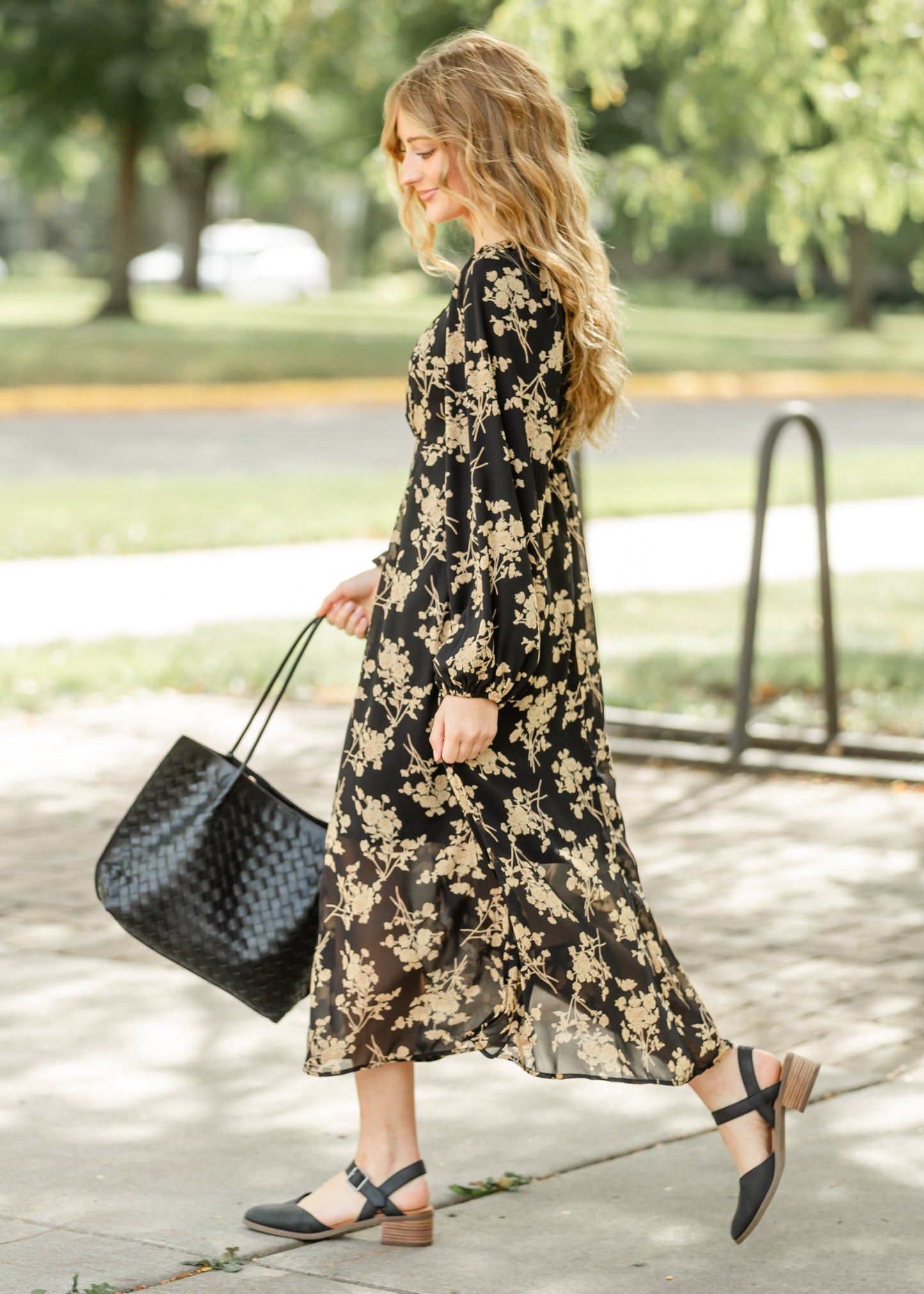Zachariah Floral Long Sleeve Dress FF Dresses
