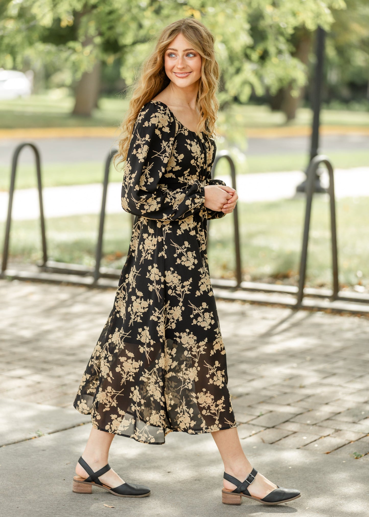 Zachariah Floral Long Sleeve Dress FF Dresses