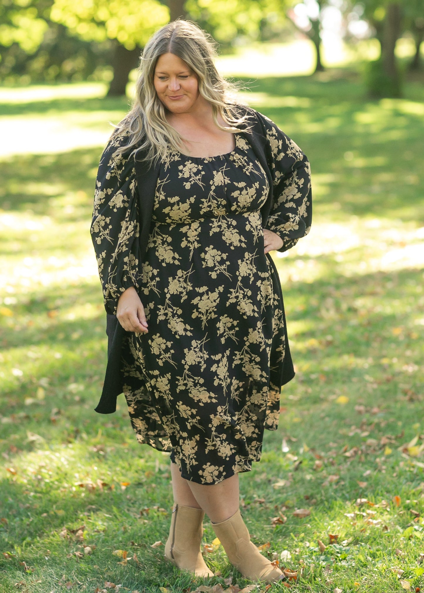 Zachariah Floral Long Sleeve Dress FF Dresses