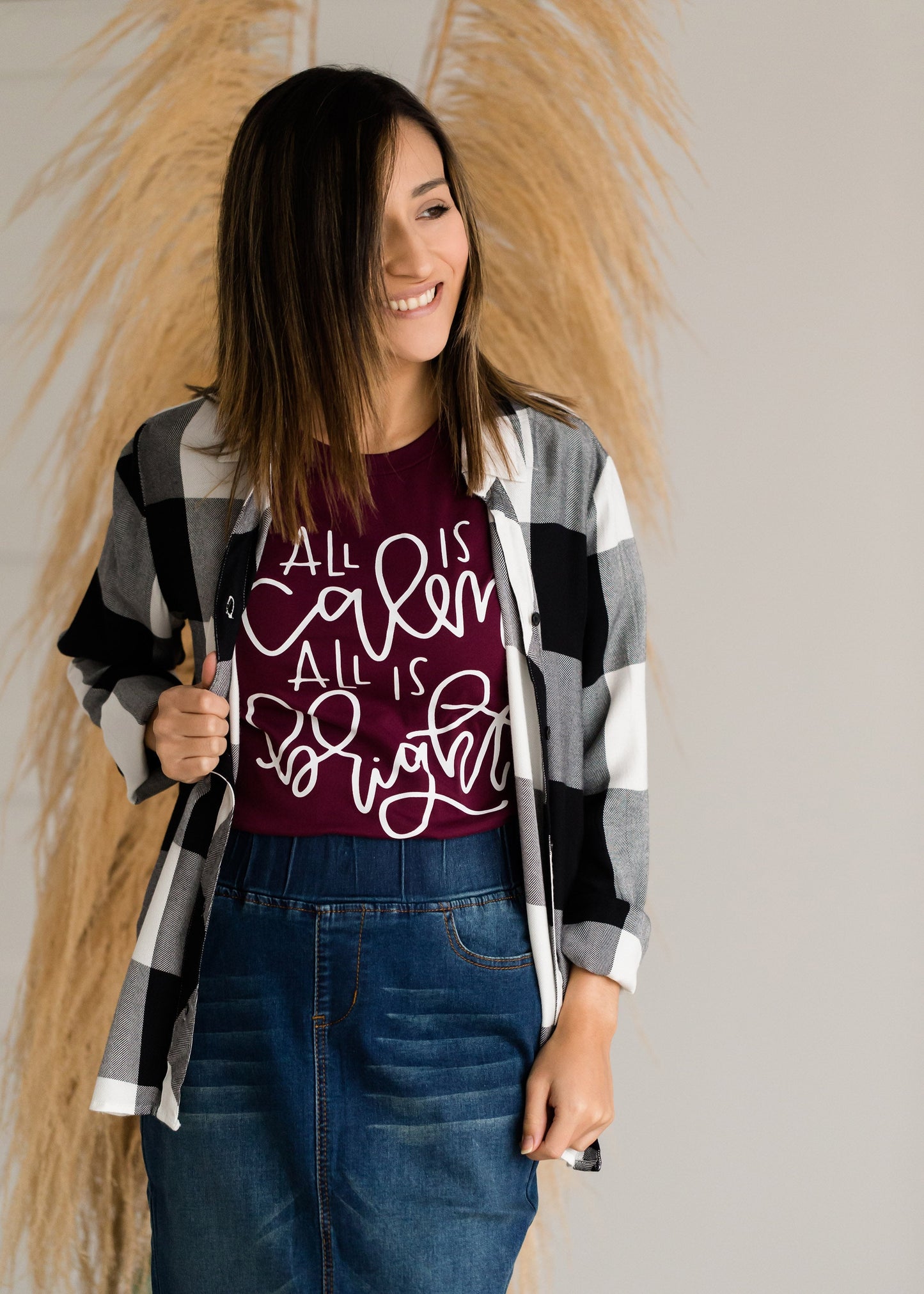 All is Calm Christmas Tee - FINAL SALE Tops