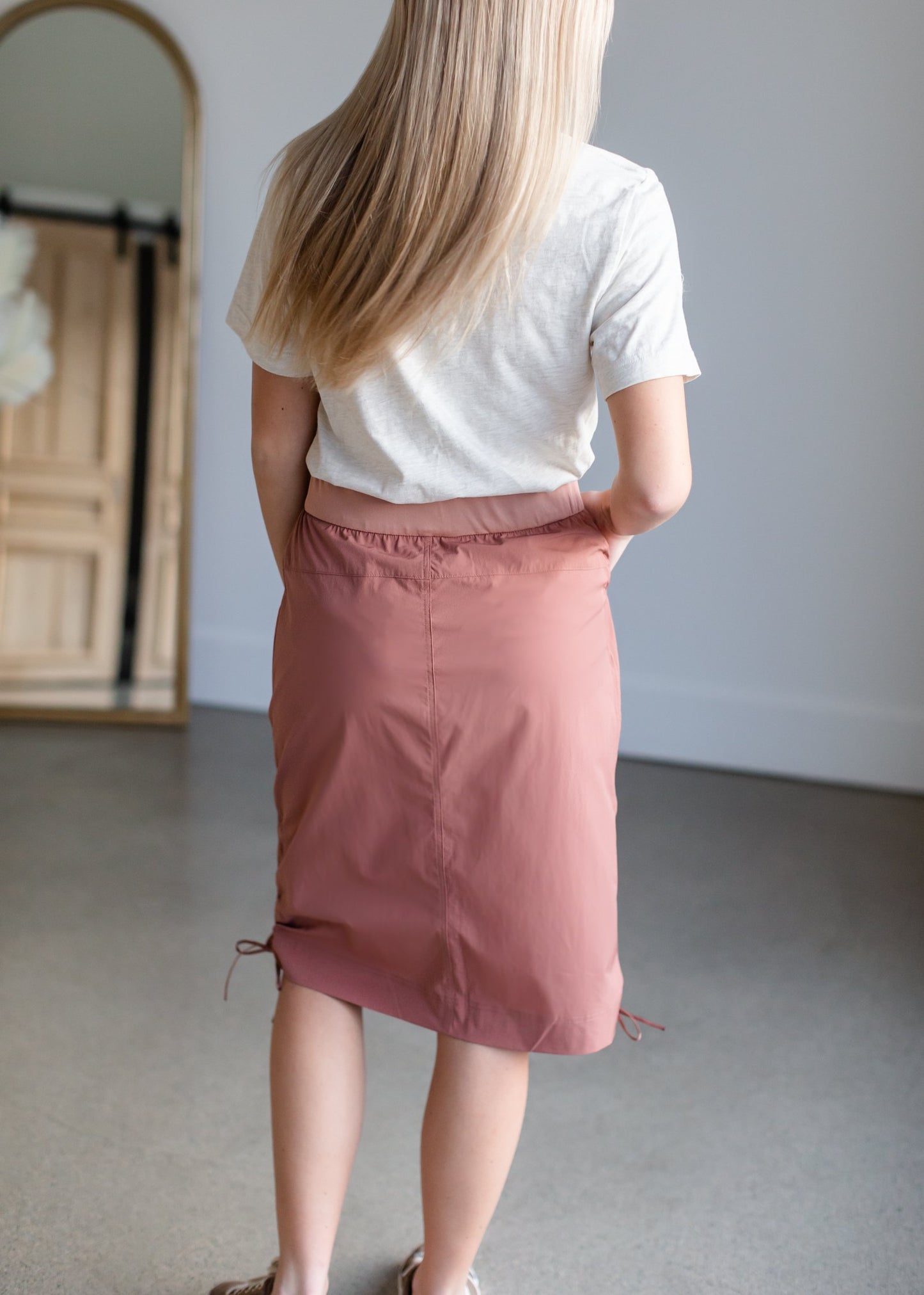 Andie Clay Side Cinch Hiking Skirt Skirts Inherit