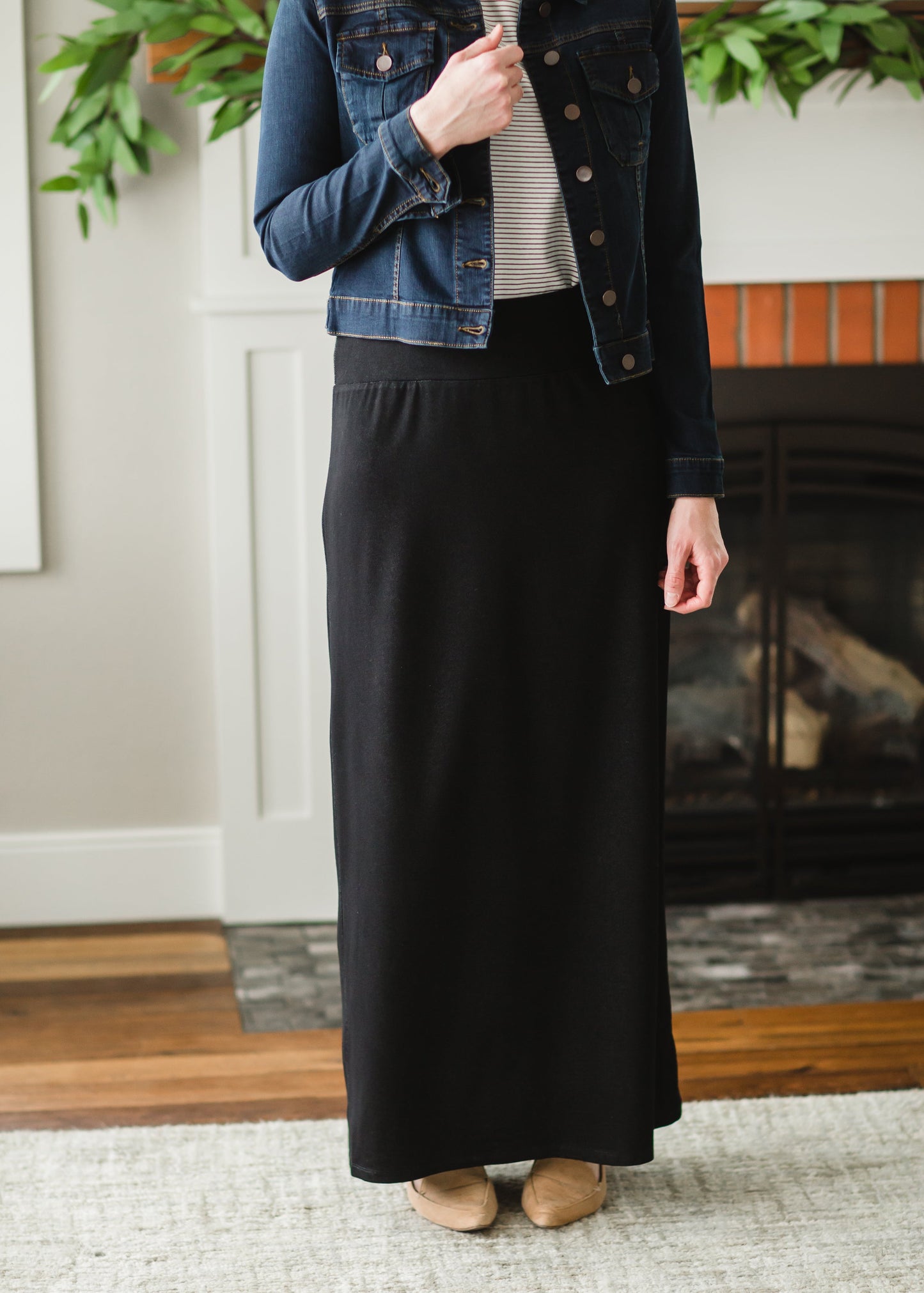Angie Black Maxi Knit Skirt - FINAL SALE Skirts