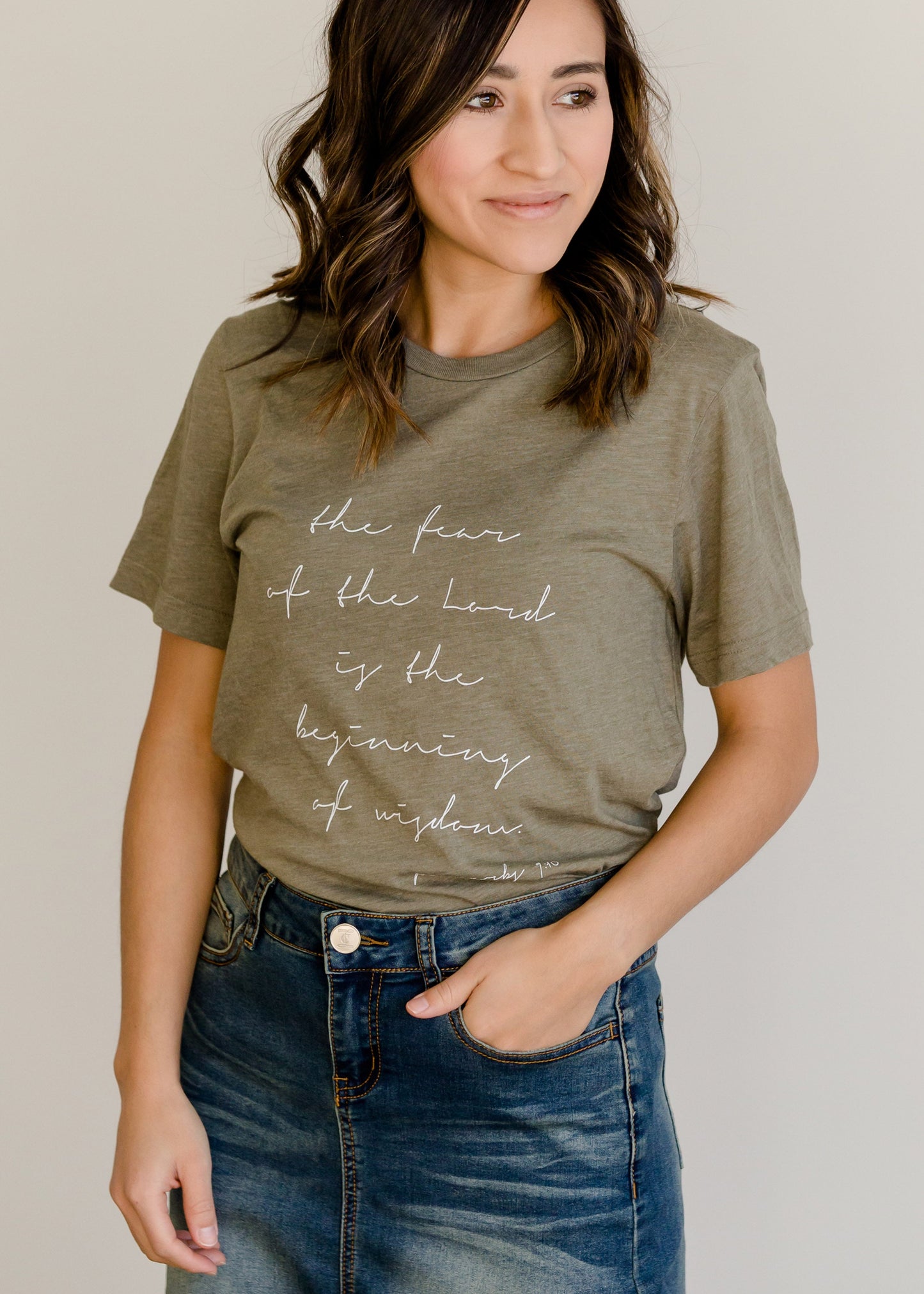 Beginning of Wisdom Graphic Tee - FINAL SALE Tops