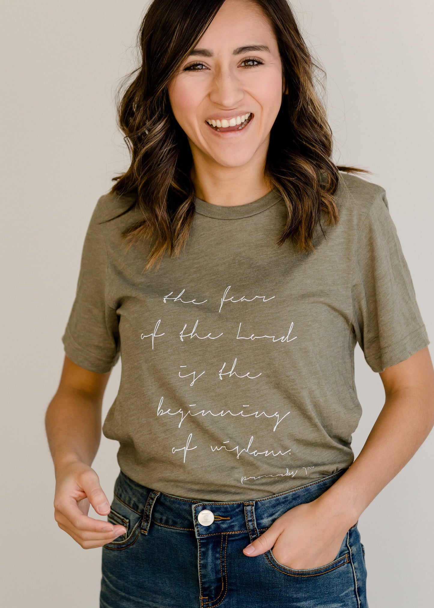Beginning of Wisdom Graphic Tee - FINAL SALE Tops