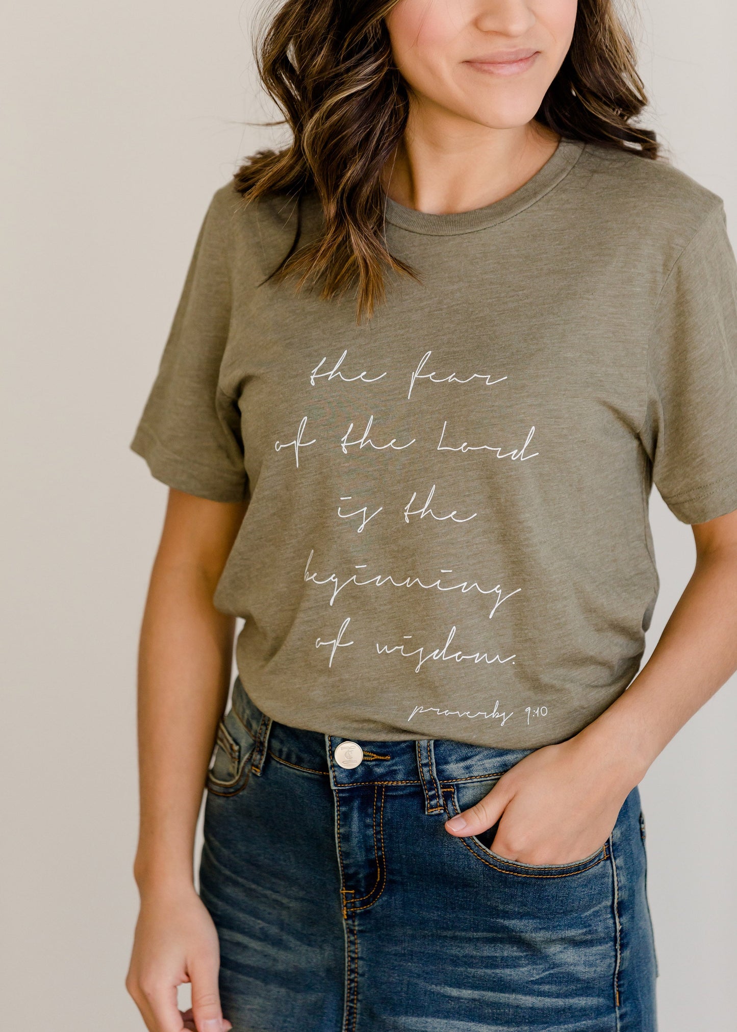 Beginning of Wisdom Graphic Tee - FINAL SALE Tops