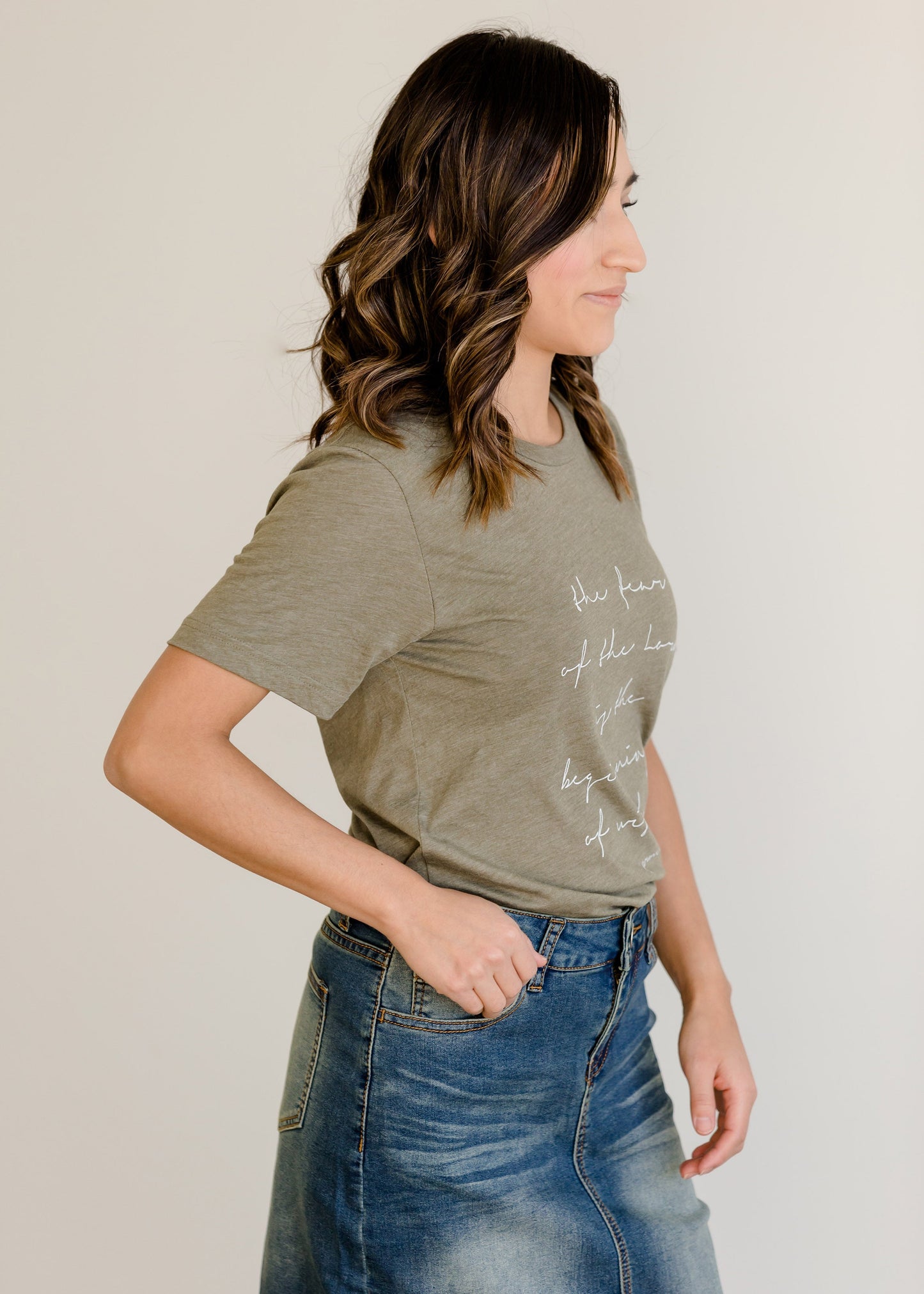 Beginning of Wisdom Graphic Tee - FINAL SALE Tops