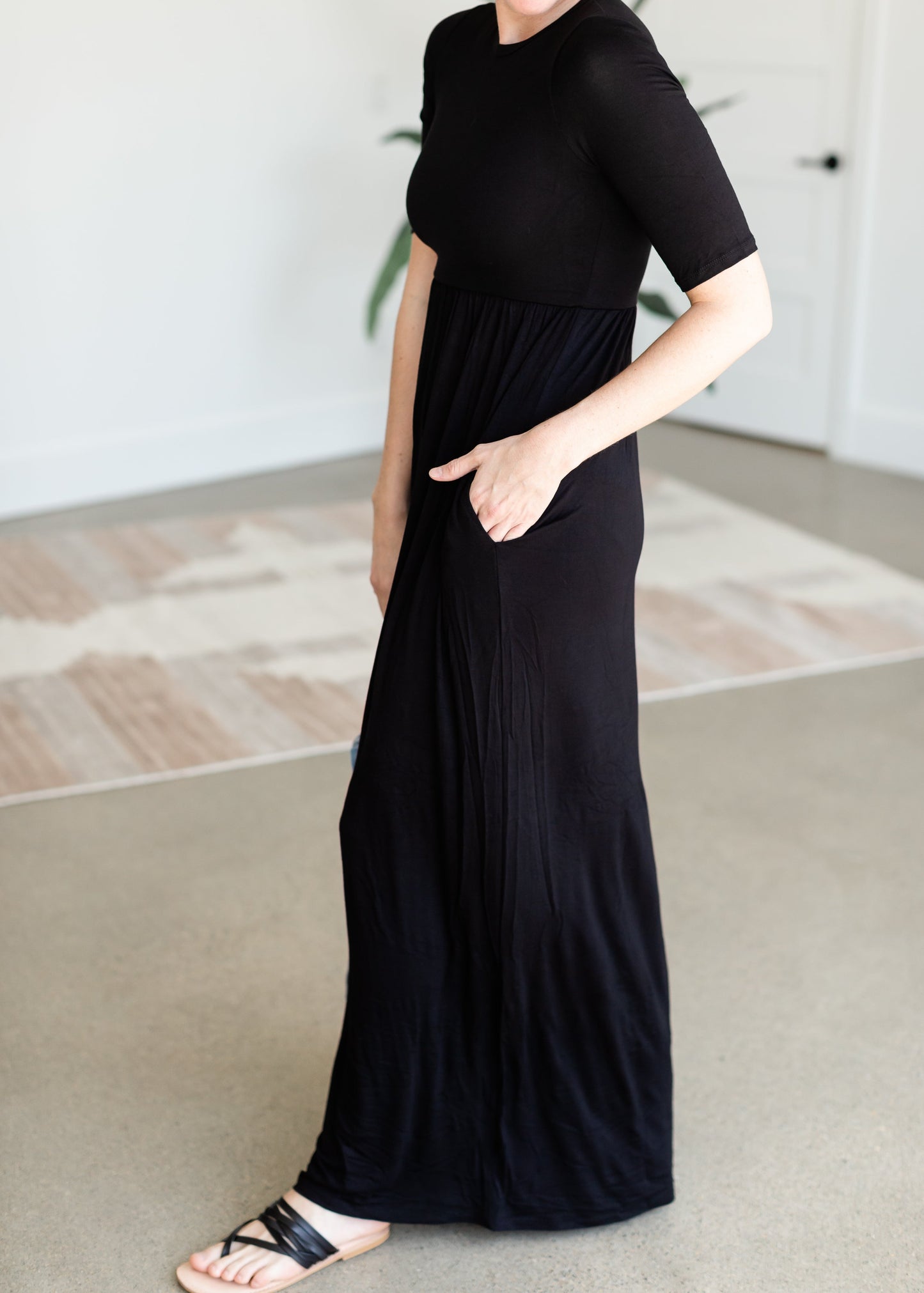 Black High Waisted Maxi Dress Dresses Beeson River