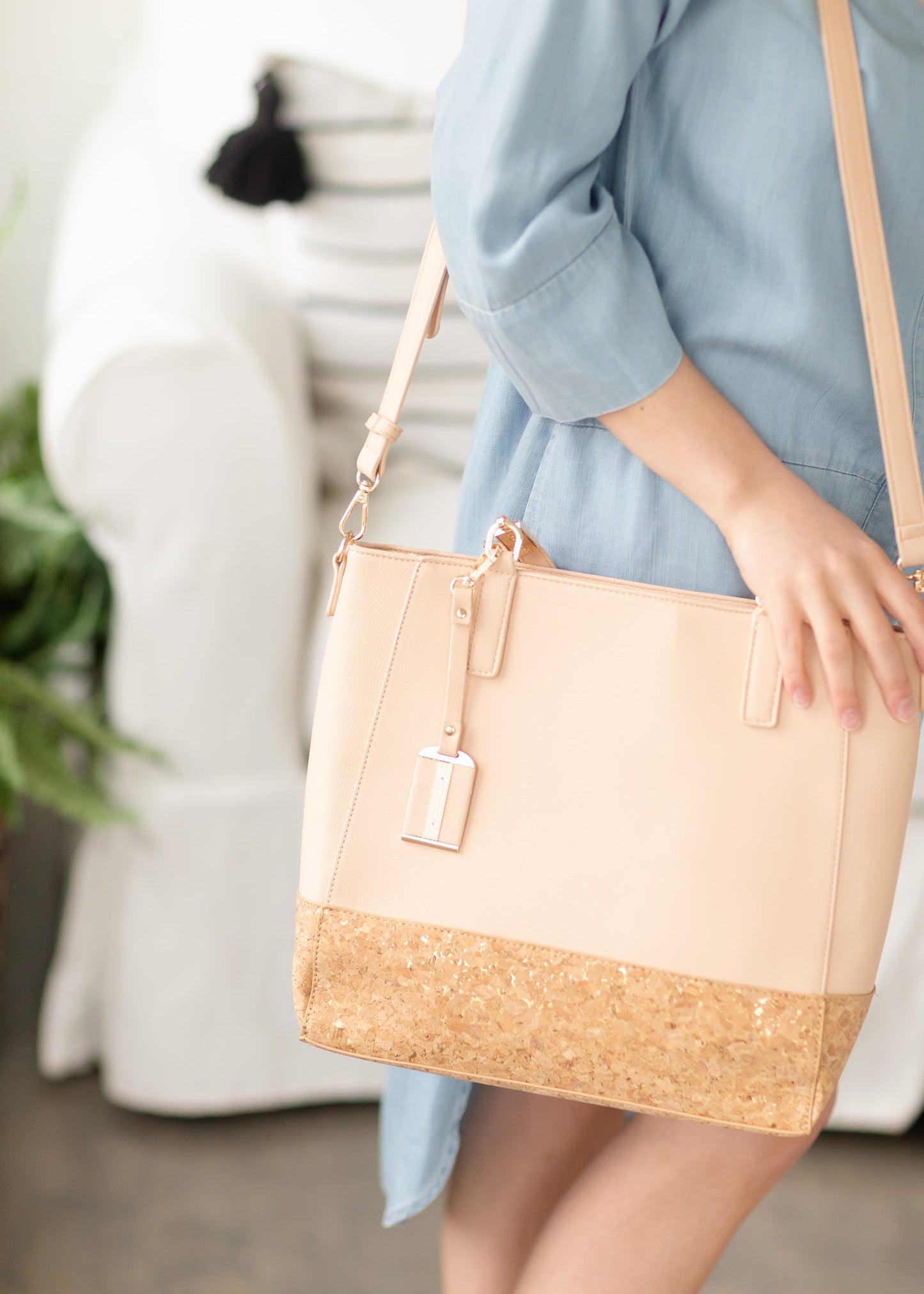 Blush + Cork Tote Bag Accessories