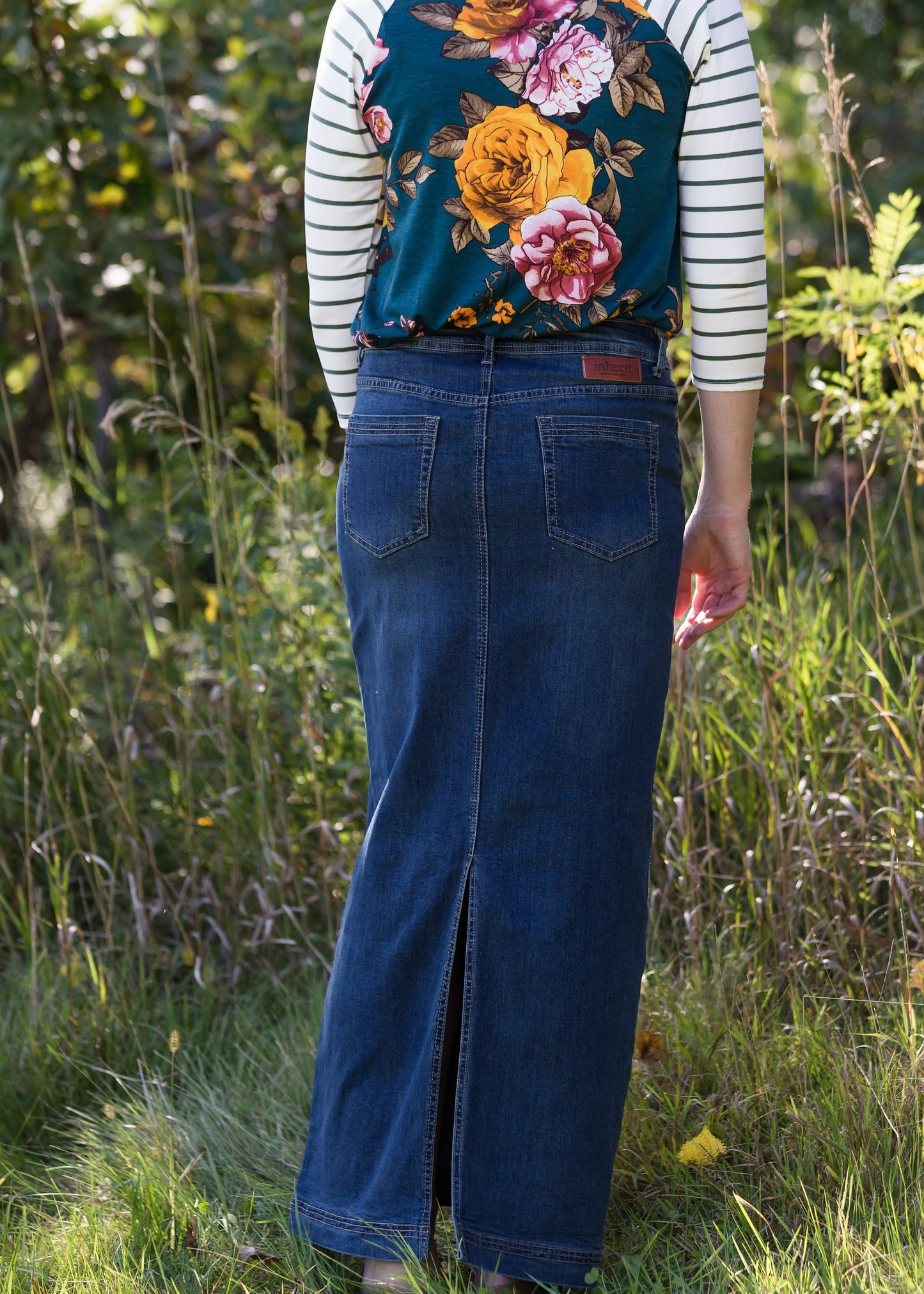 Bria Long Denim Skirt - FINAL SALE Skirts