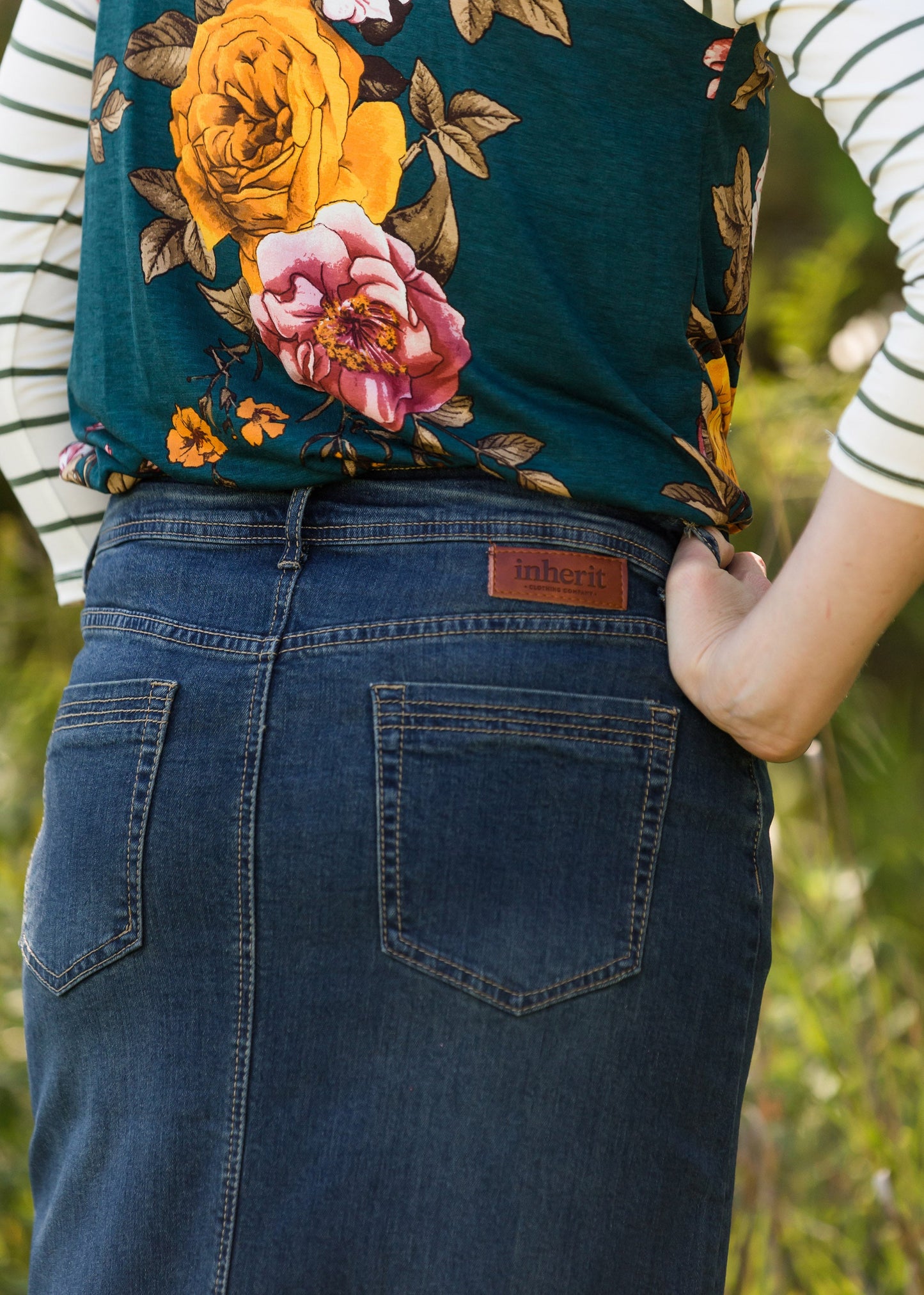 Bria Long Denim Skirt - FINAL SALE Skirts