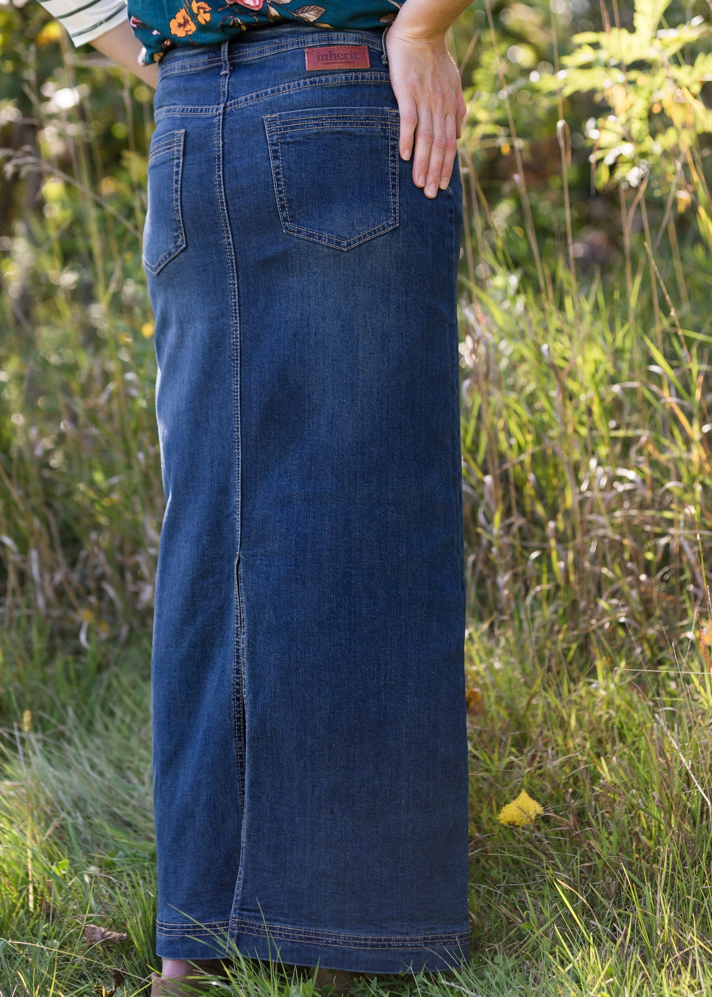 Bria Long Denim Skirt - FINAL SALE Skirts