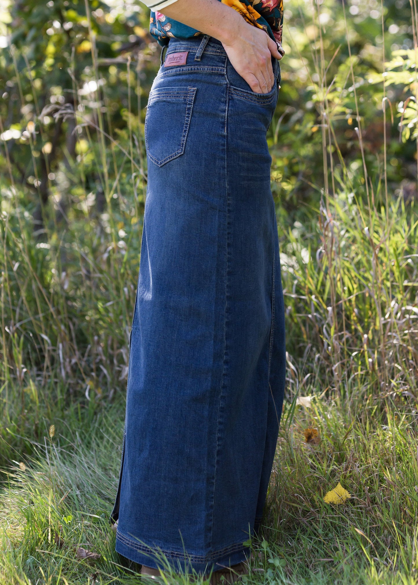 Bria Long Denim Skirt - FINAL SALE Skirts