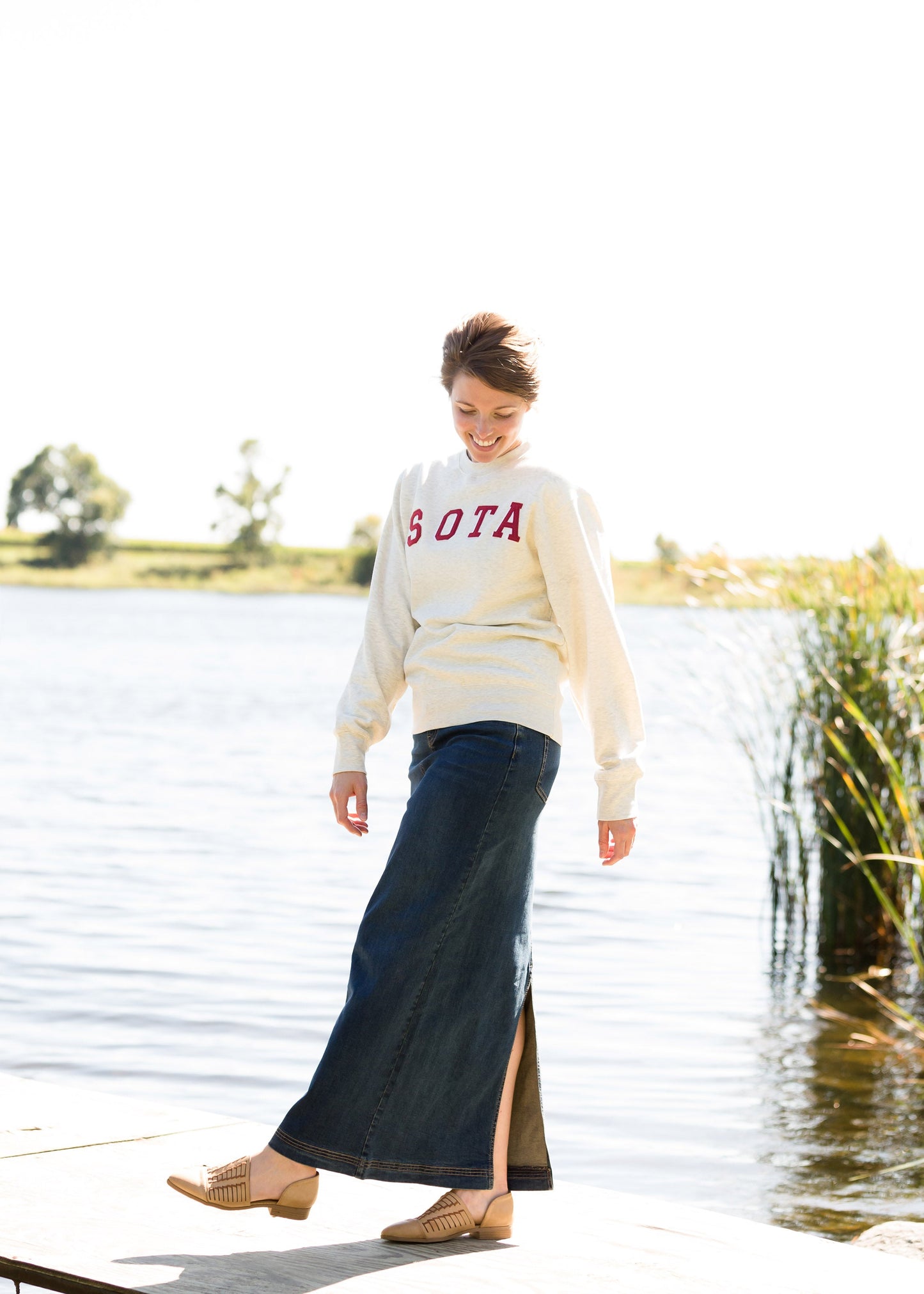 Bria Long Denim Skirt - FINAL SALE Skirts