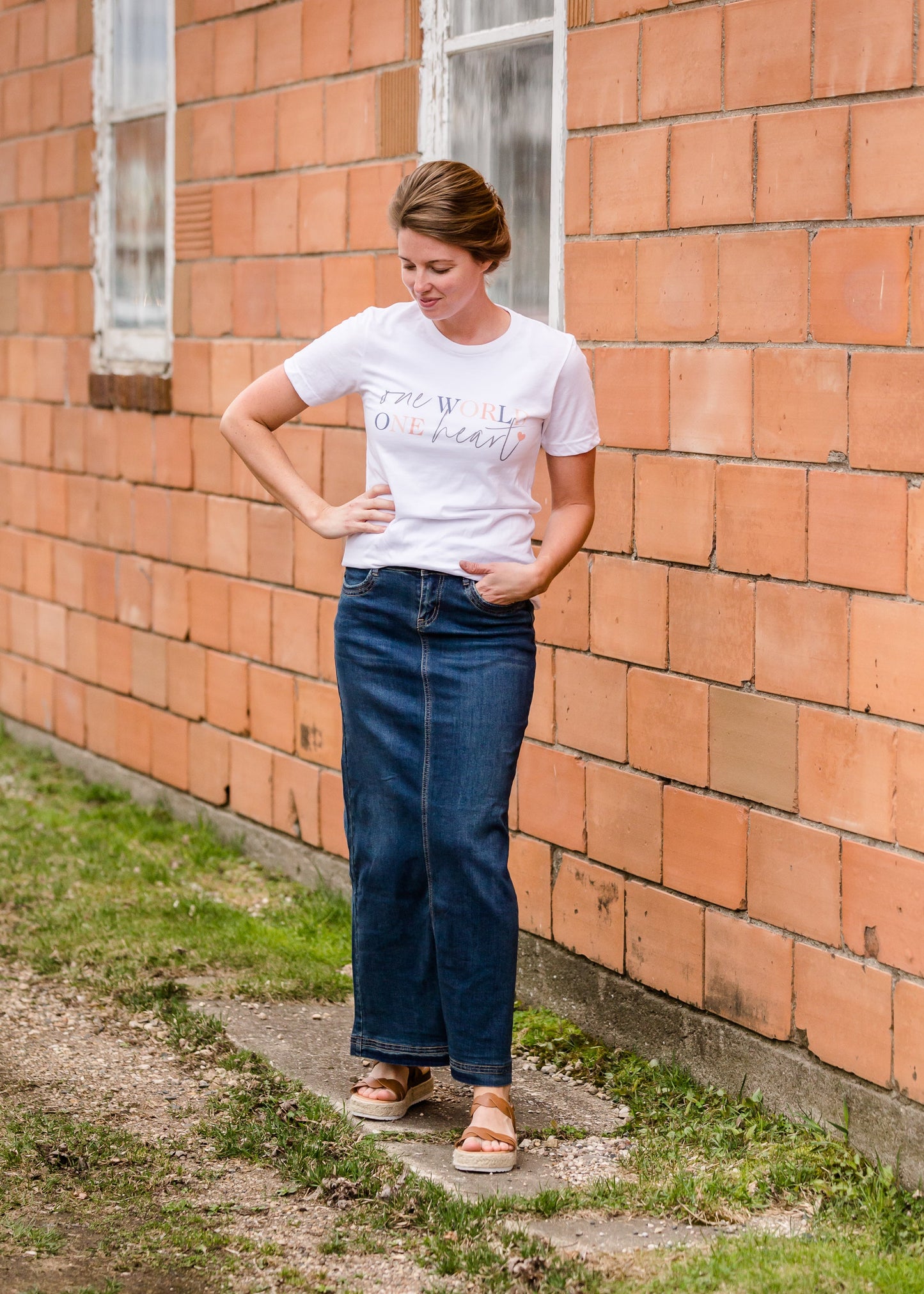 Bria Long Denim Skirt - FINAL SALE Skirts