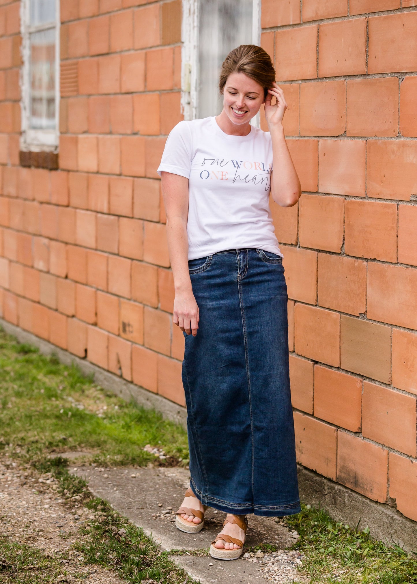 Bria Long Denim Skirt - FINAL SALE Skirts