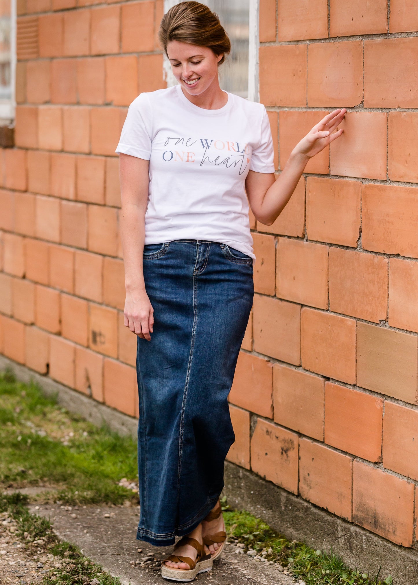 Bria Long Denim Skirt - FINAL SALE Skirts