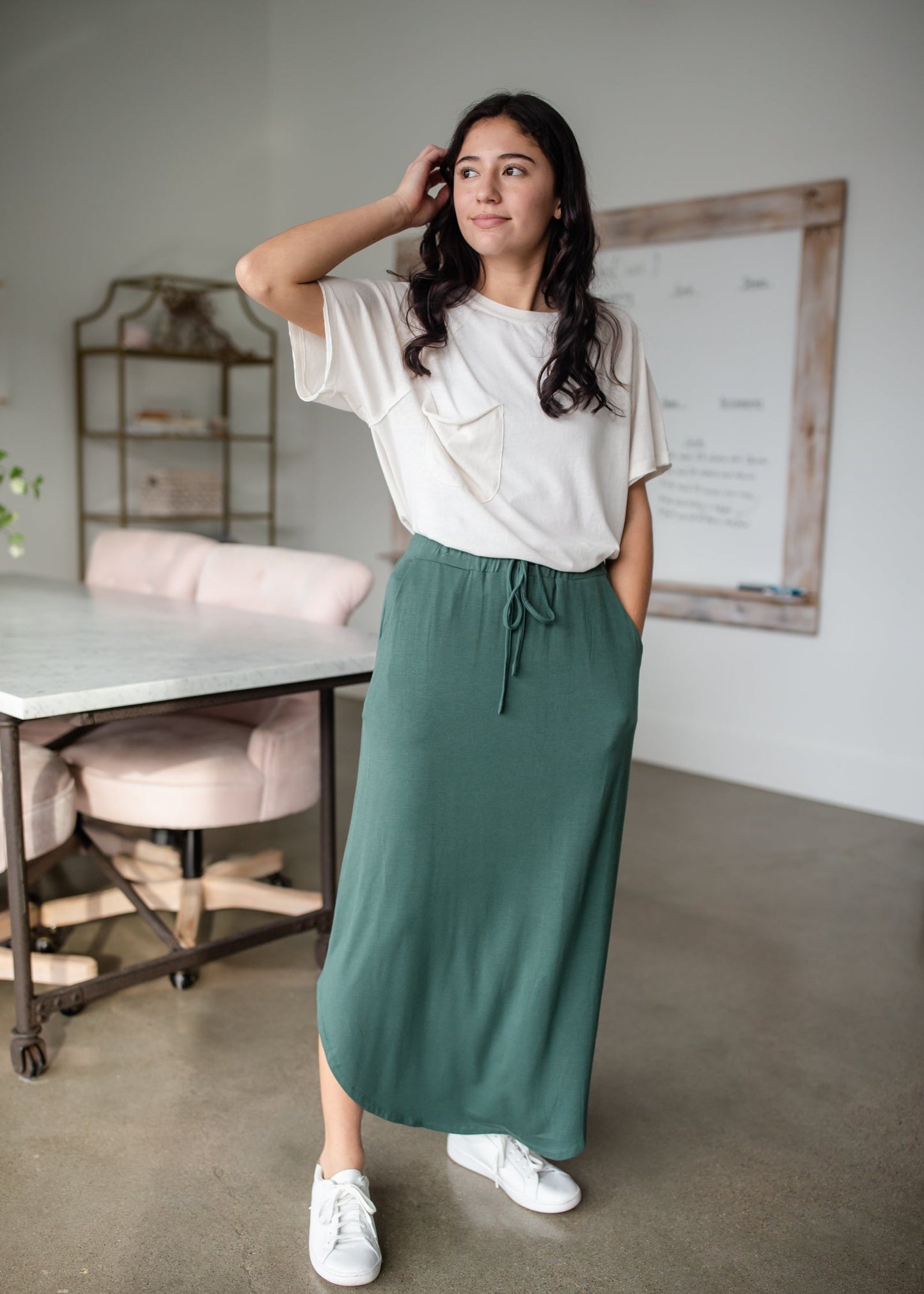 Carly Triblend Pocket Tee Tops Z Supply