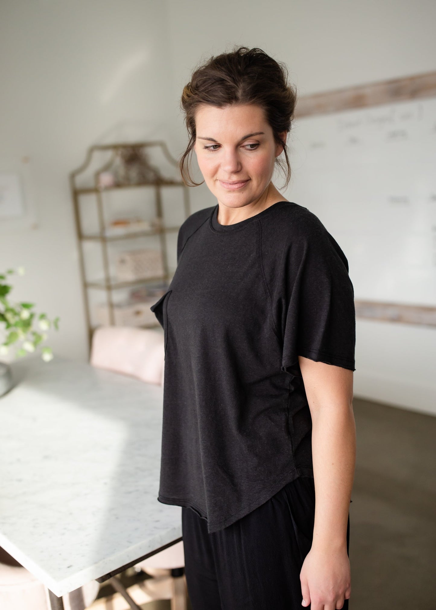 Carly Triblend Pocket Tee Tops Z Supply