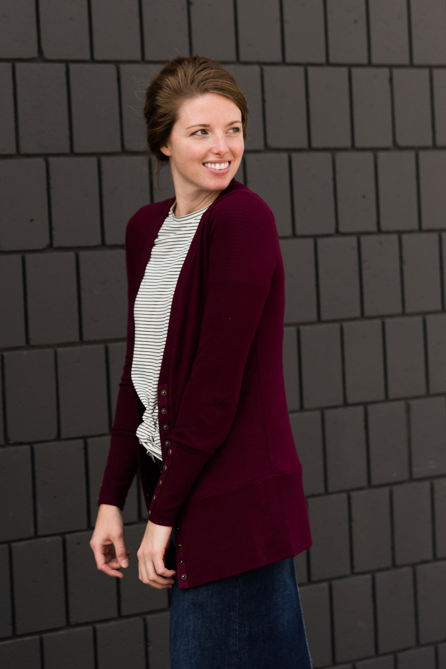 Classic Snap Button Cardigan - FINAL SALE Layering Essentials