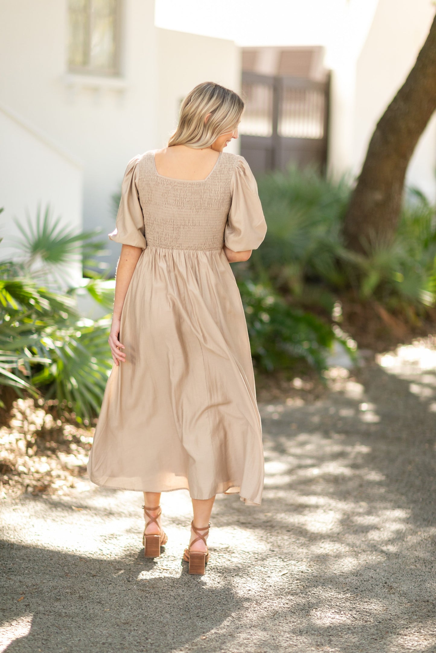 Coming Soon! Kayleen Smocked Bodice Maxi Dress Dresses