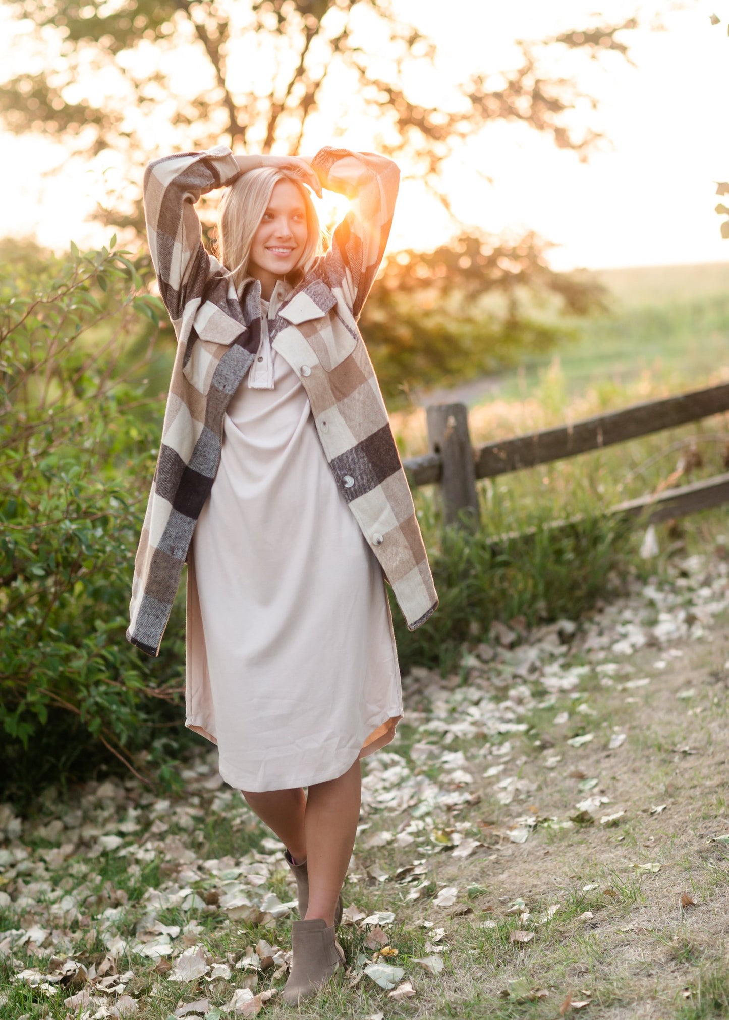 Cream Button Front T-Shirt Dress Dresses Polygram