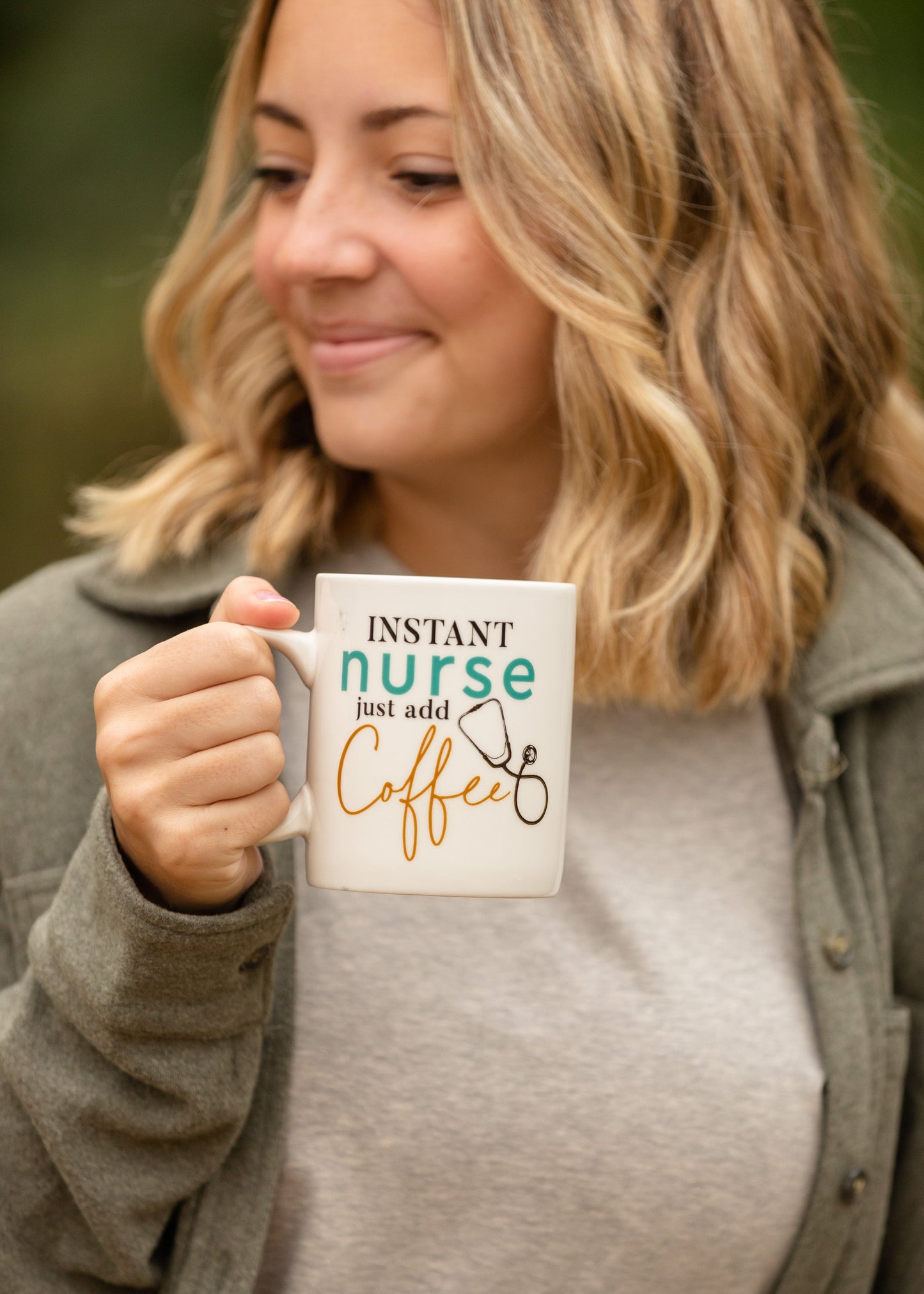 Cream Coffee Cups Gifts Nurse