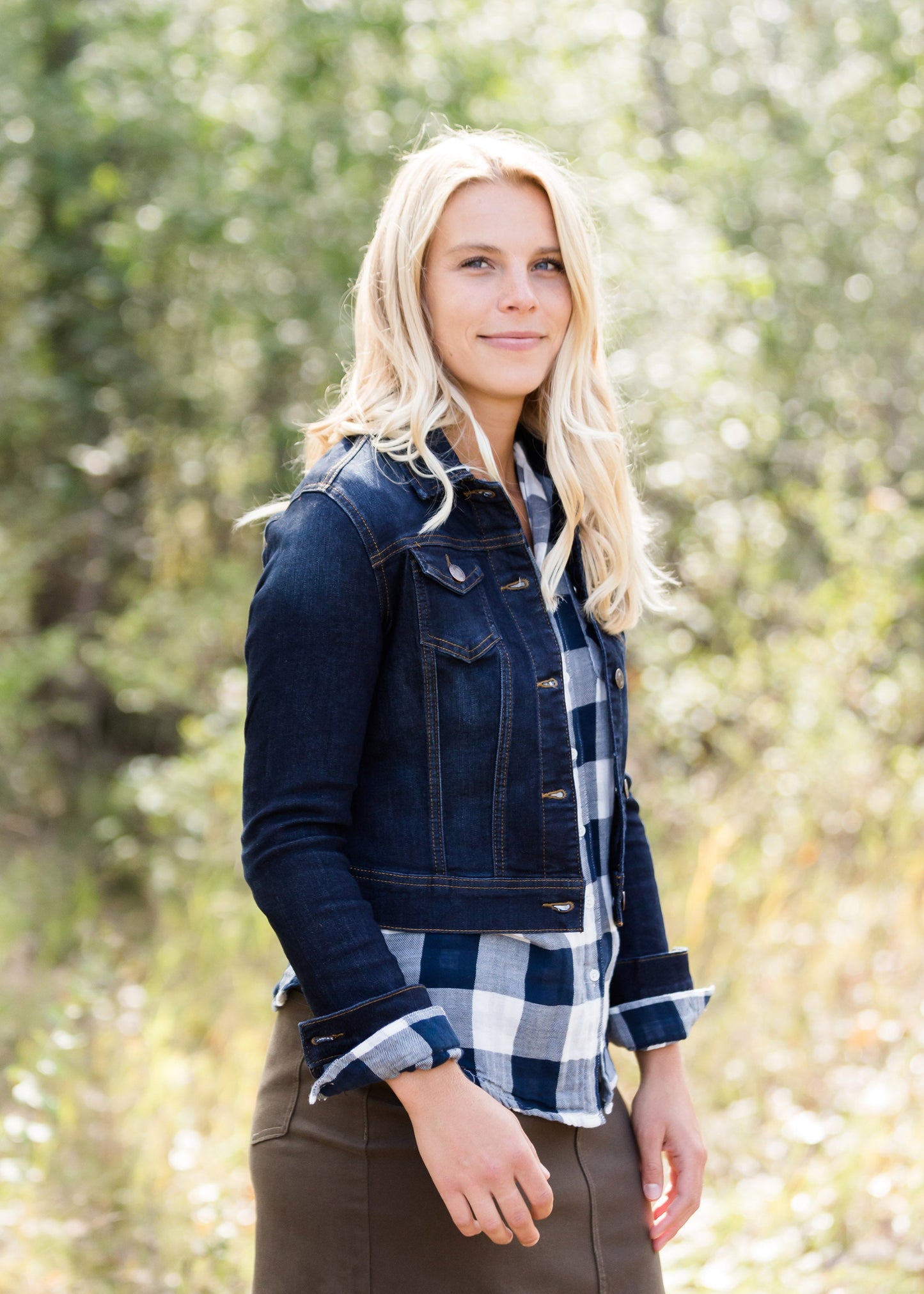 Cropped Jean Denim Jacket - FINAL SALE Layering Essentials