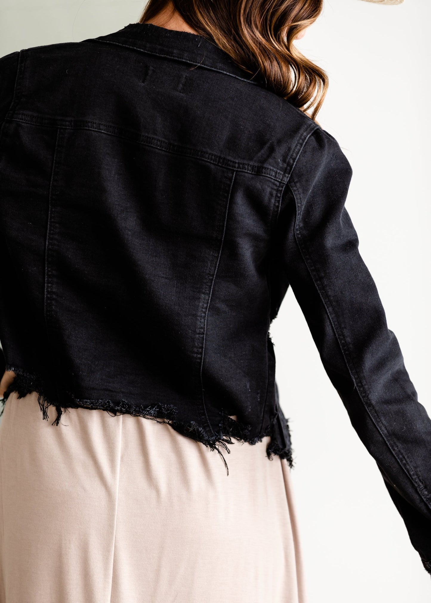 Distressed Denim Jean Jacket Shirt Risen