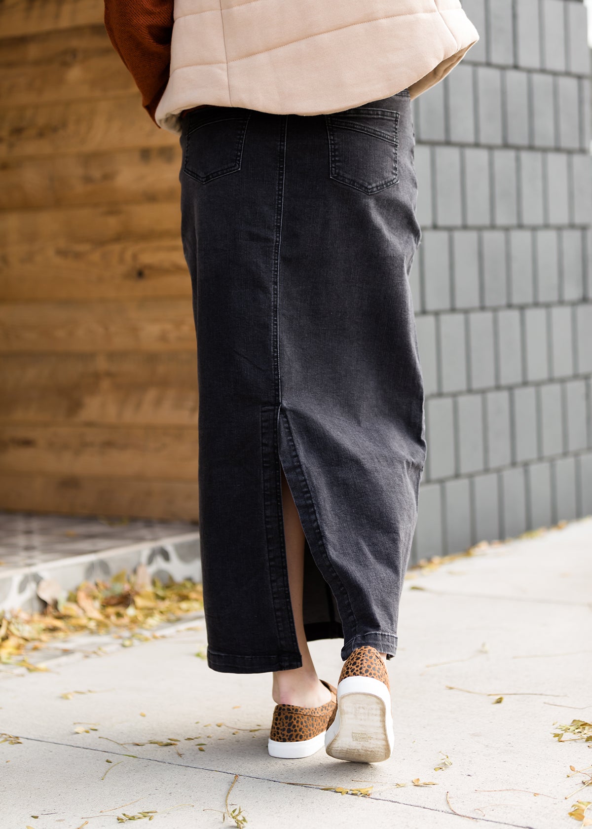 Donna Long Denim Skirt - FINAL SALE Skirts