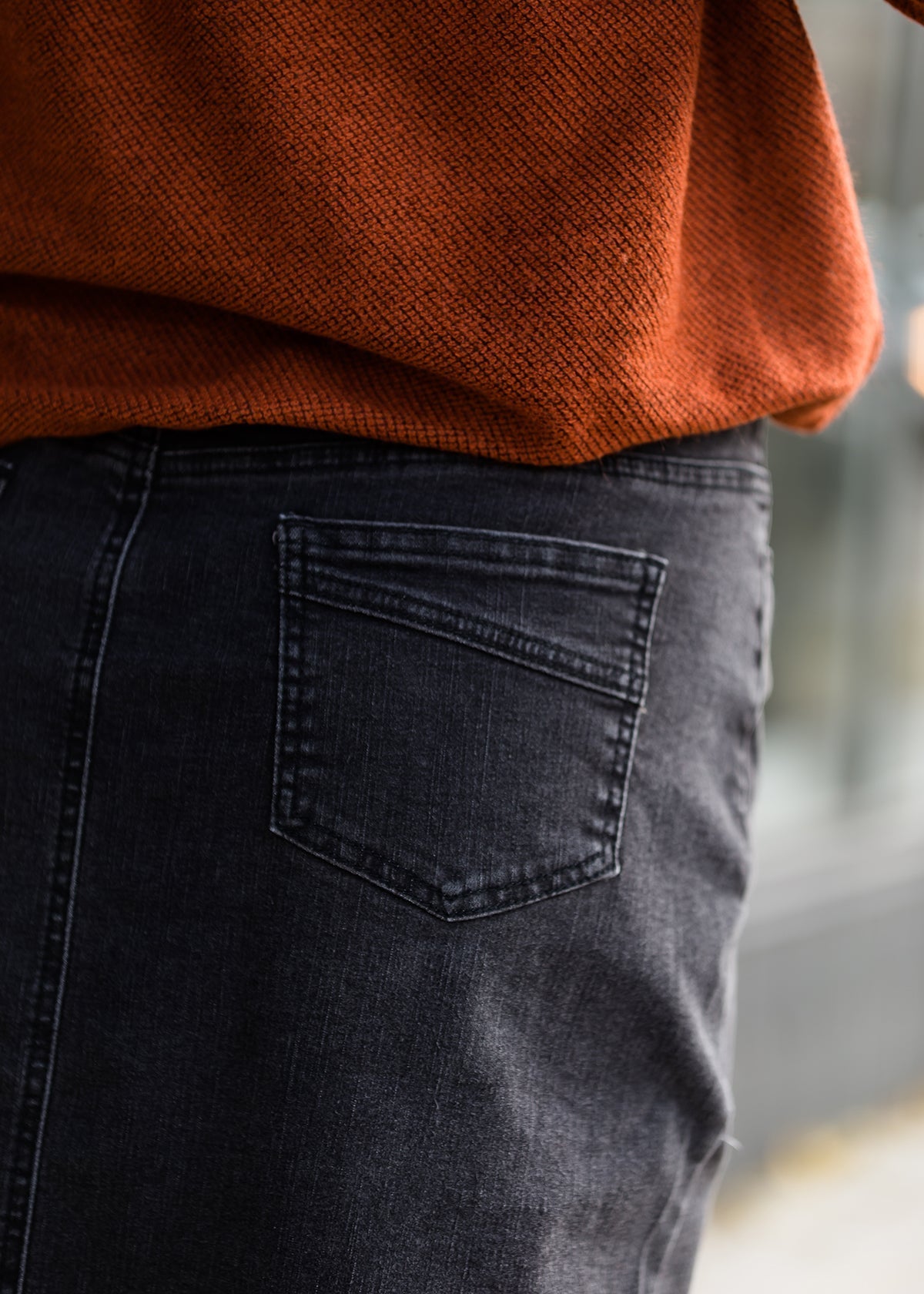 Donna Long Denim Skirt - FINAL SALE Skirts