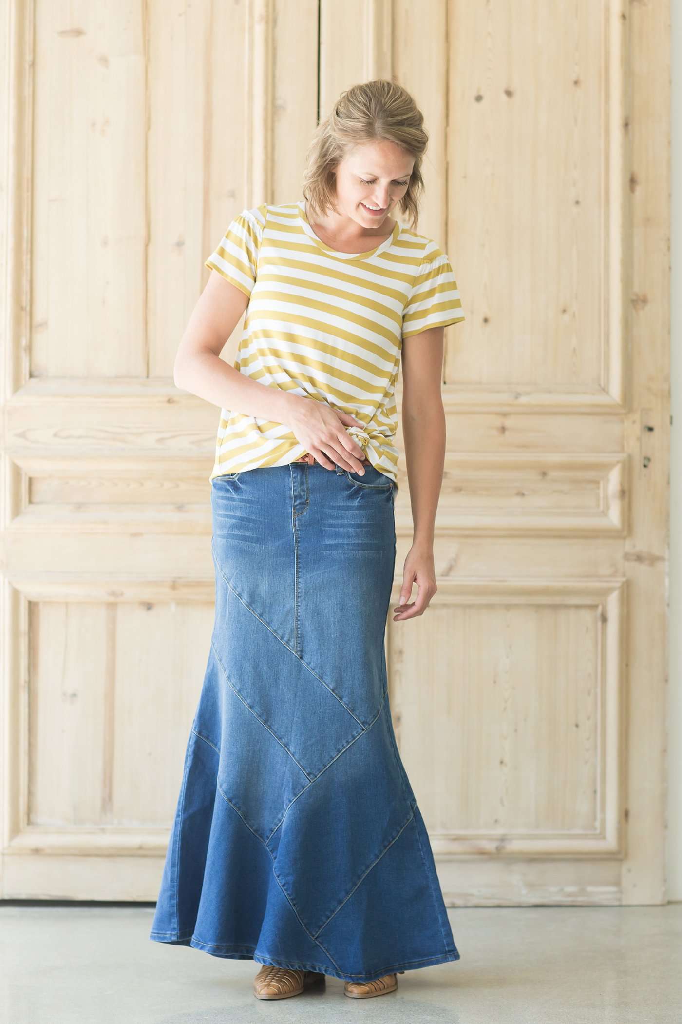Down Home Diagonal Skirt Skirts