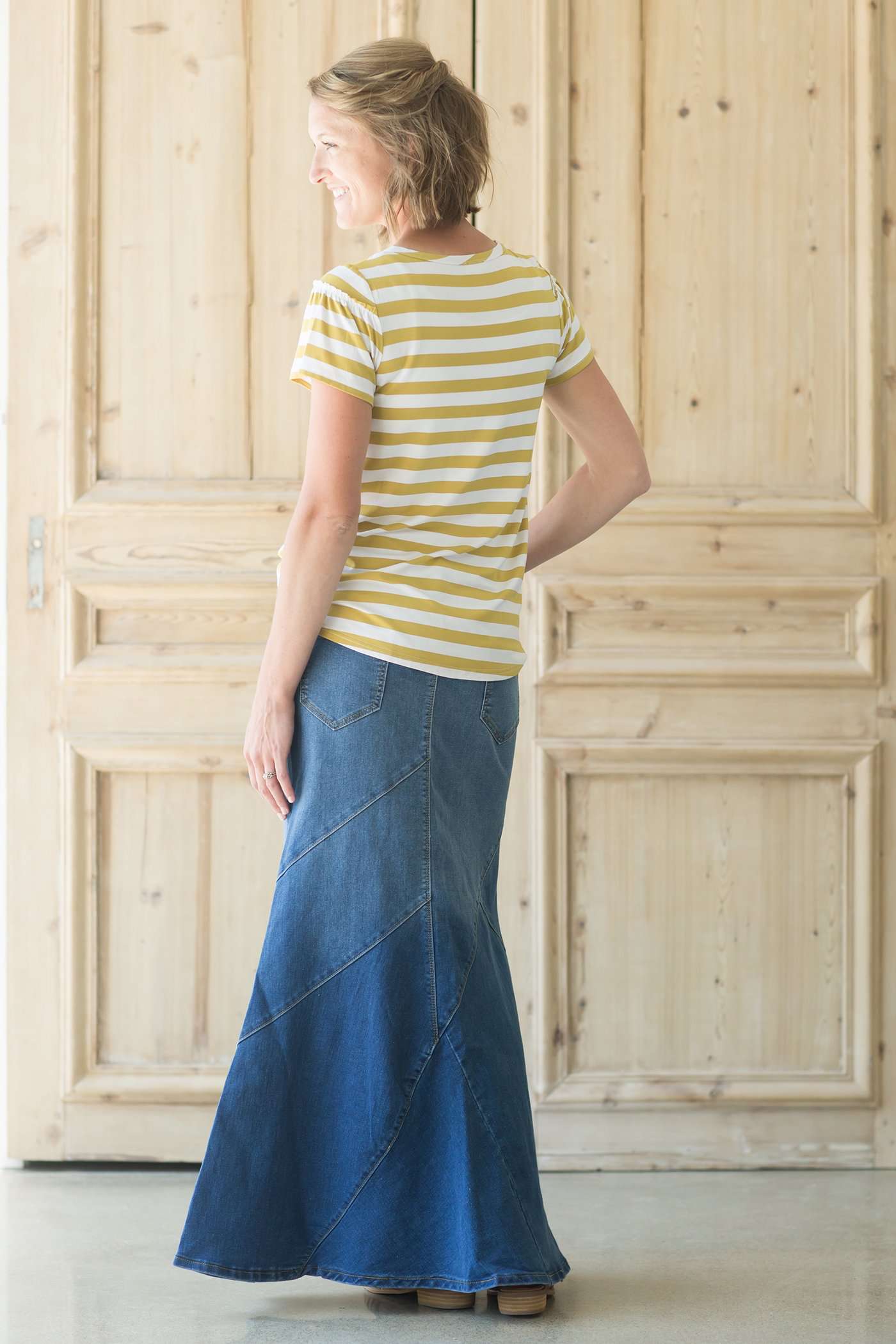 Down Home Diagonal Skirt Skirts