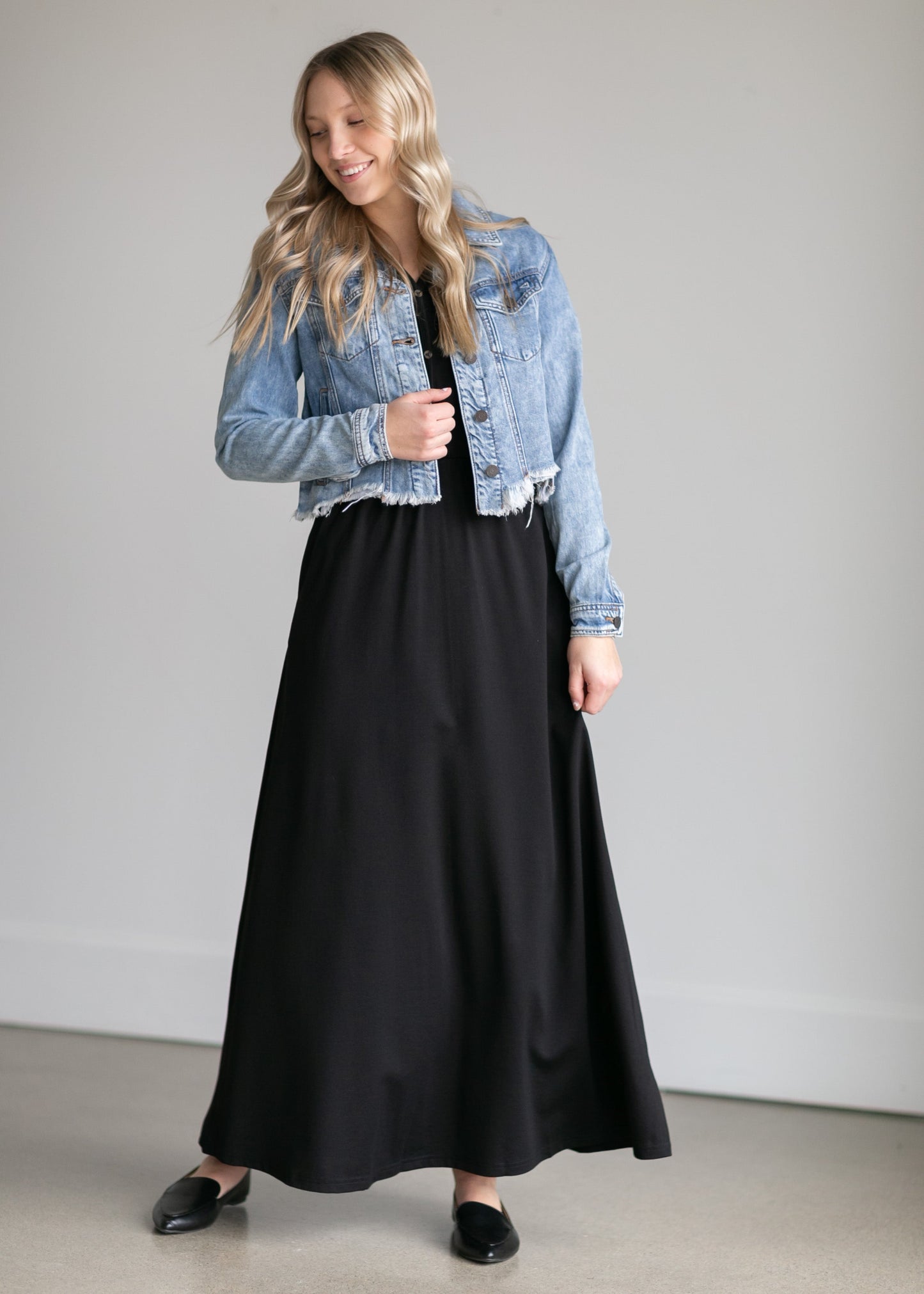 Ella Cinched Waist Maxi Dress Dresses