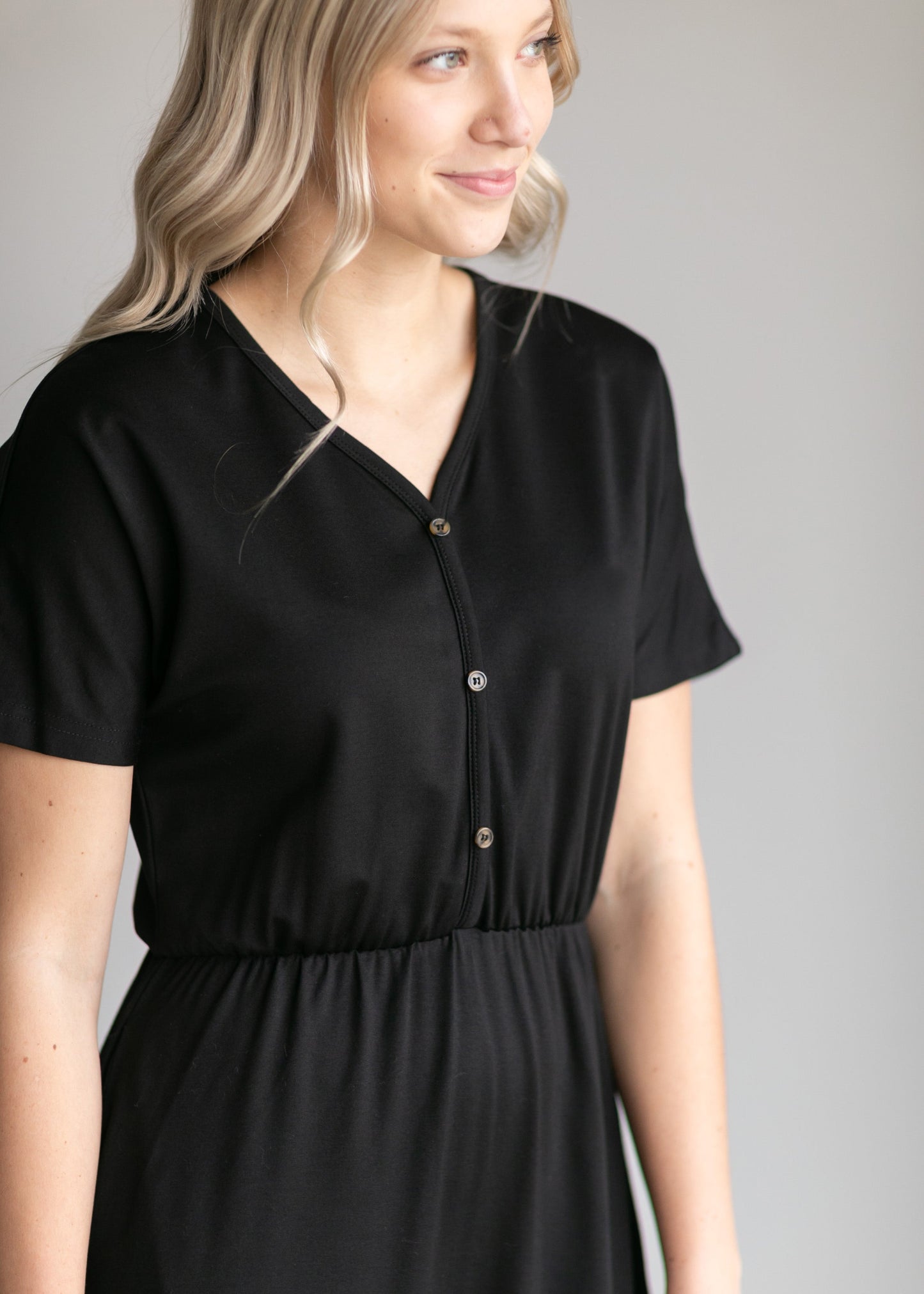 Ella Cinched Waist Maxi Dress Dresses