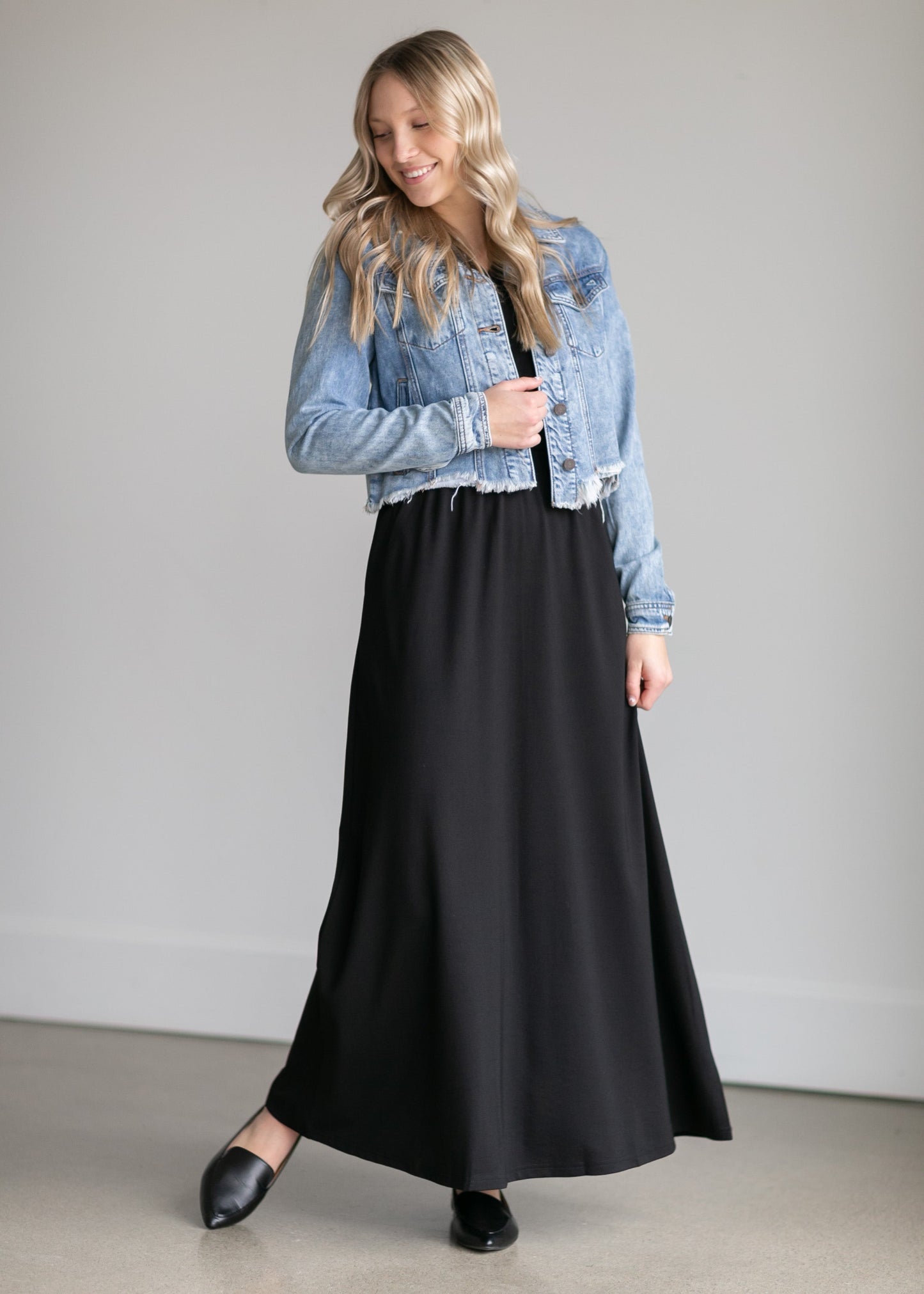 Ella Cinched Waist Maxi Dress Dresses