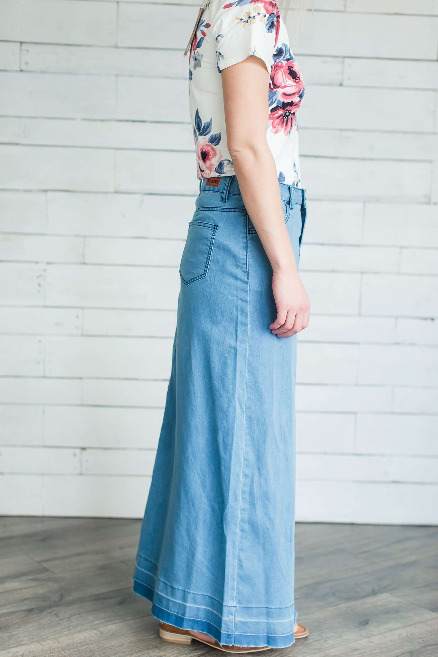 Elyse Denim Skirt Skirts