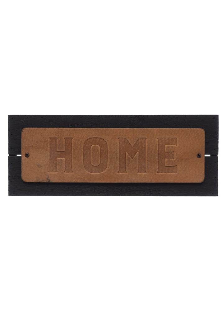 Embossed Leather & Metal Wall Decor - FINAL SALE Home & Lifestyle