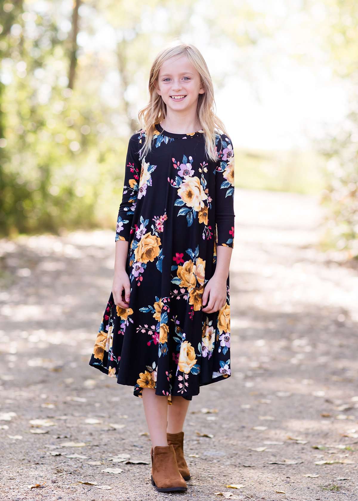 Golden Rose Tunic Dress Dresses
