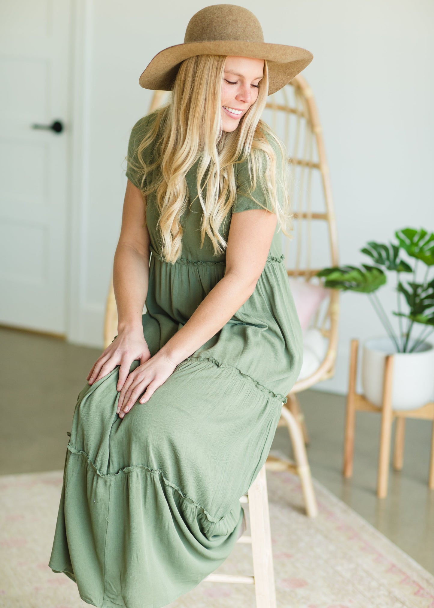 Green Tiered Linden Maxi Dress - FINAL SALE Dresses